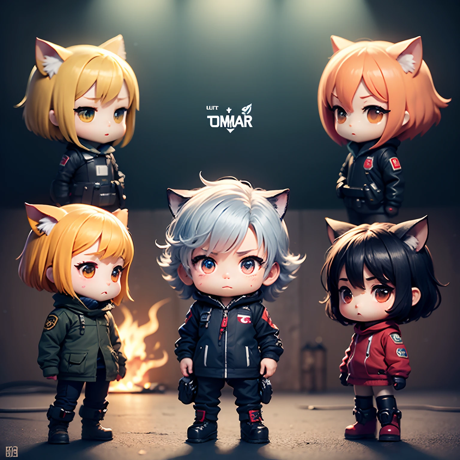 masterpiece、top-quality、ultra-detailliert、(Tomcat:1.2)、(Chibi Chara:1.3