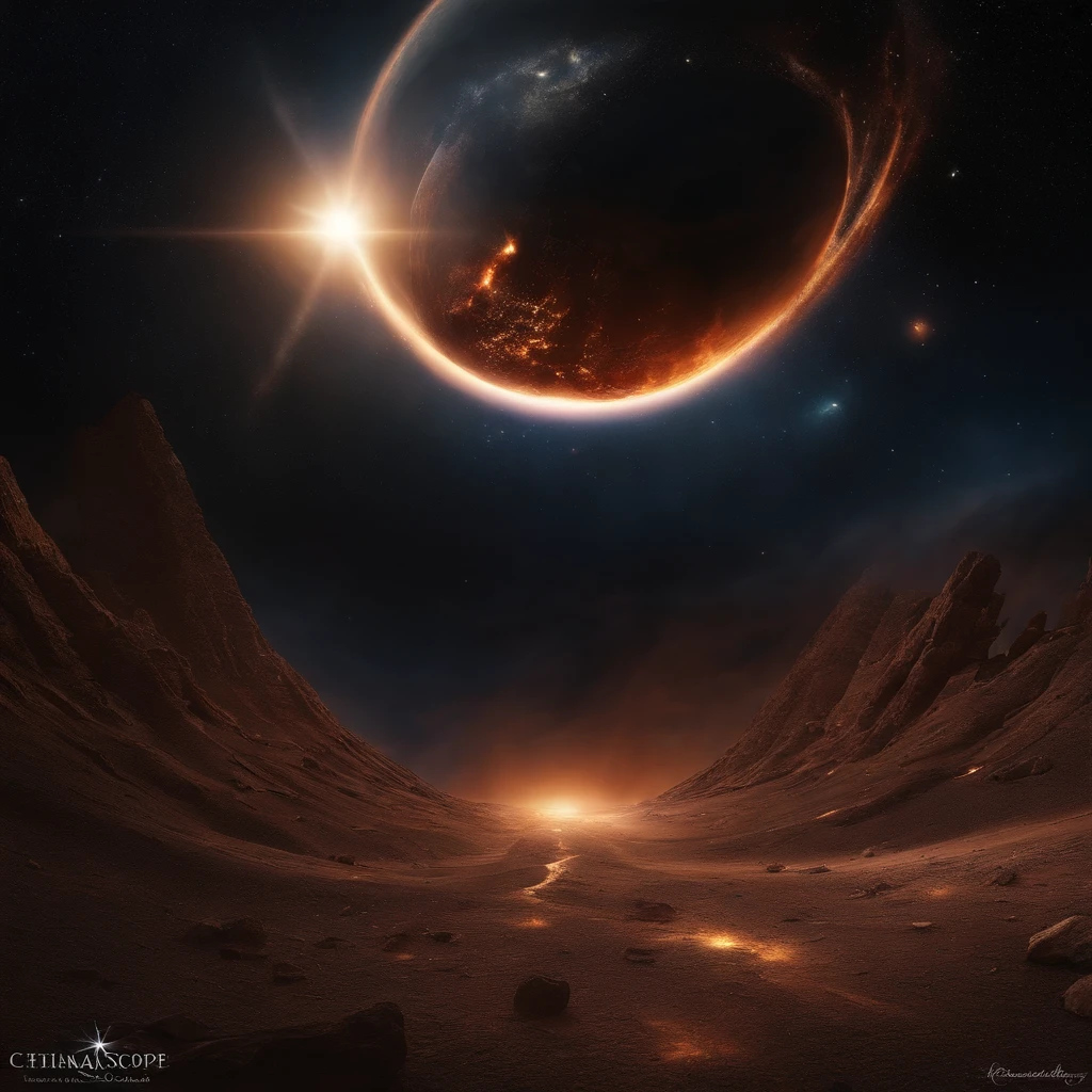 Best Quality, hight resolution, destroyed planet,space view,dark background,explosion debris,flying rocks,cracked surface,cosmic dust,fiery remnants,apocalyptic atmosphere,galaxy in distance,star-filled sky,cosmic devastation,otherworldly destruction,spectacular cosmic event,surreal celestial scene,astronomical catastrophe,mesmerizing chaos,post-apocalyptic beauty,cosmic cataclysm,endless void,cosmic aftermath,celestial catastrophe,emerging black hole