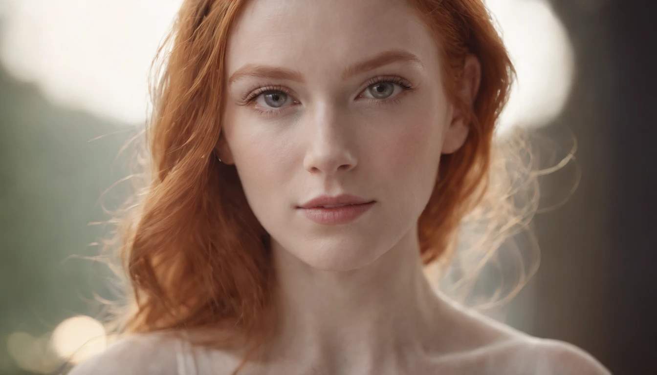redhead girl, nackter, big boobs, Nach dem Duschen, Beautiful pose of the model, nass, Hoch detailliert, kniend, прогнулась, Handtuch, Ultrarealismus, 4k HDR, Hautstruktur, Echtes Studiofoto, without panties