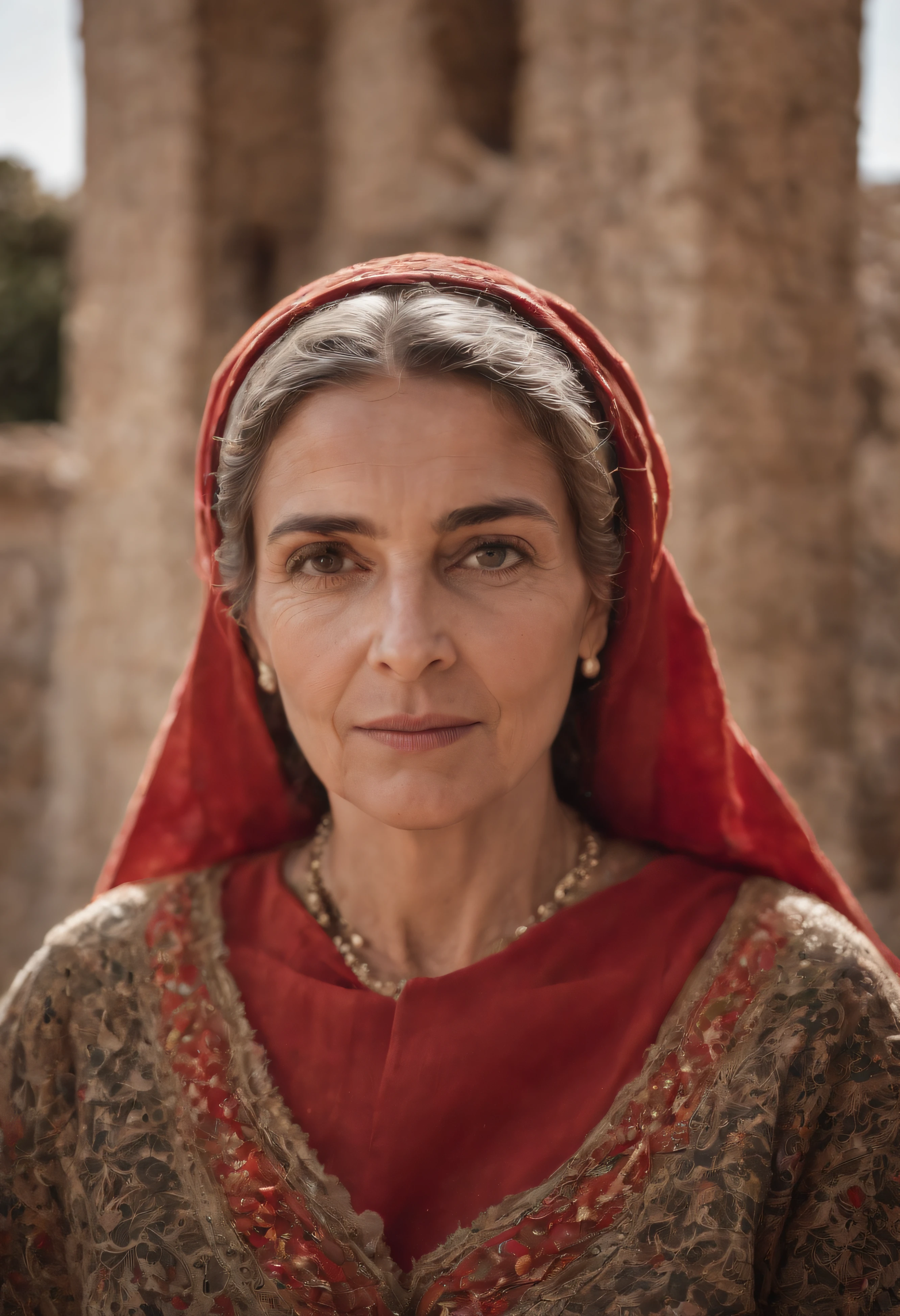 Cagliari, Sardinia, Sardinian folklore, portrait of Sardinian woman, high detail
