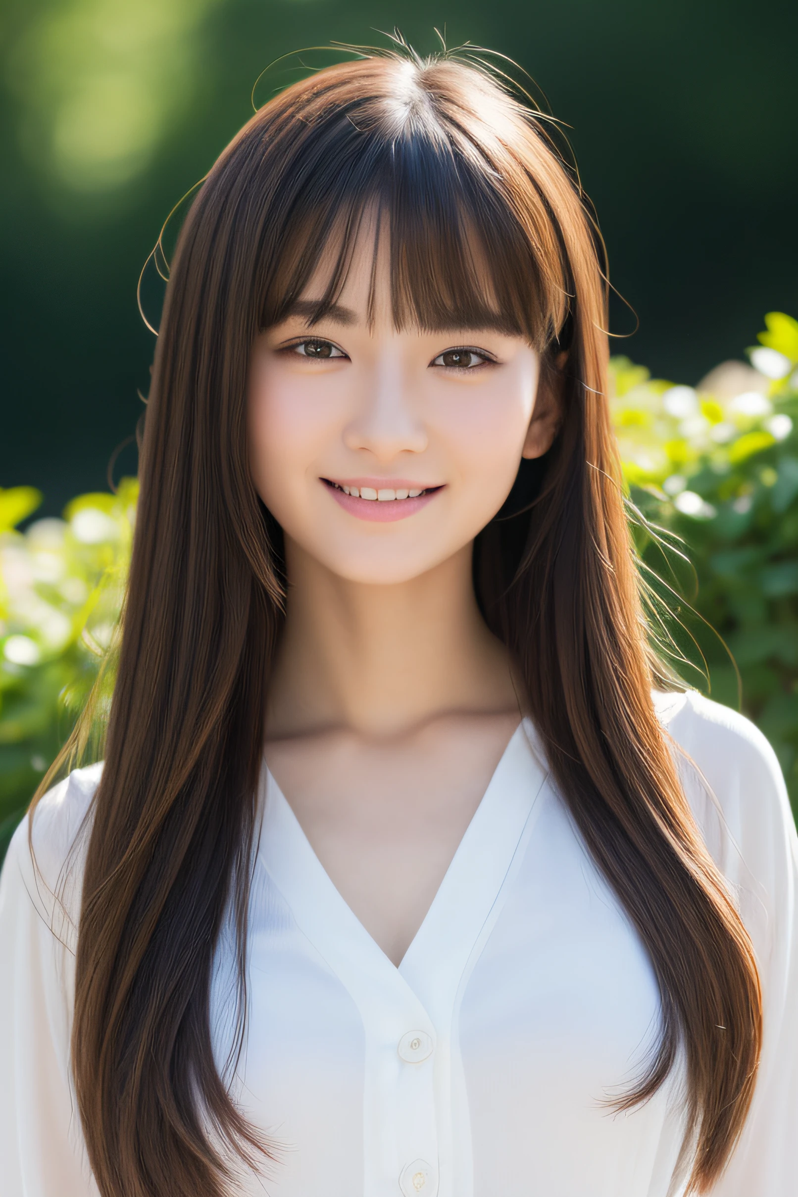 (((masterpiece))), top-quality, Extremely detailed, Detailed background, Very beautiful girl, japanese, , Detailed face, bangs, smile, (Full body:1.3), (random hairstyles :1.2), (Young Face), (Perfect body:1.1), blouse, Summer, in 8K, Wallpaper, amazing, finely detail, Ultra-detailed, 超A high resolution, Extremely detailed, Pure erotic face, extremely detailed eye and face, Beautiful detailed eyes, highly detailed skin, No makeup, (Natural Skin),