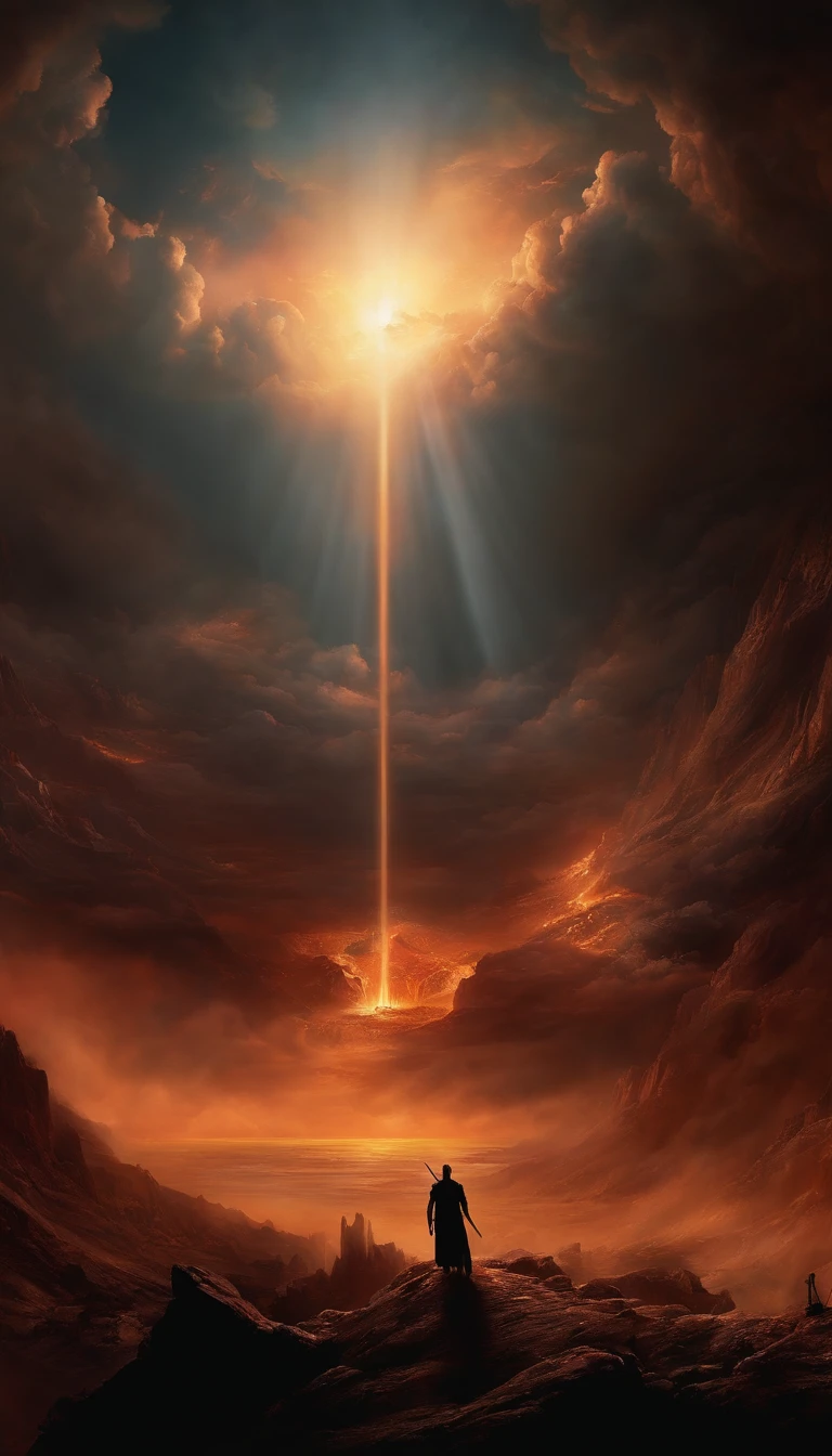 "The Last Judgement artwork inspired by the dramatic style of British artist John Martin." Lots of peoples, extremely detailed, 4K