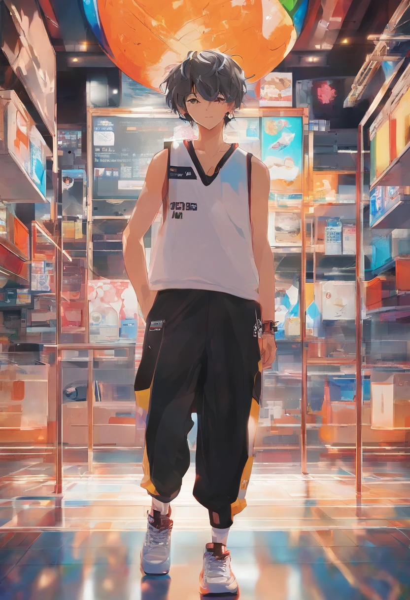 35mm camera lens,cool guy,athlete,basketball ball,Shooting,detailedbackground,Asian Games,Full body like,True skin texture,Smudge,Accurate facial features,dynamic blur,super-fine,ultra - detailed,high qulity,8K ,oc rendered,dynamic viewing angle,Hyper Real,Ultra photo realsisim
