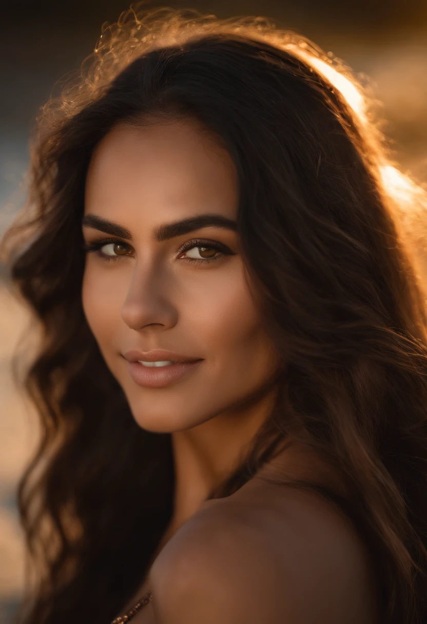 Nikon Z 85mm,((best quality)), ((masterpiece)), ((realistic)),far from the camera image, gorgeous native american woman, brunette, 25 year old, posing in a beach, wearing lingerie petite, smile with teeth showing, ((small breasts)), intricate details, highly detailed, sharp focus, professional, 4k, god rays, hand model, stunning brown eyes, petite, strong chin big ramus dnot defined jawline huge strong cheekbones highset cheekbones big eyes. great face projection highres, detailed facial features, high detail, sharp focus, smooth, extremely detailed, photo_\(ultra\), photorealistic, realistic, post-processing, max detail, roughness, real life, ultra realistic, photorealism, 8k uhd, best light for instagram, slavic face, long blon hair, beautiful hair, real face face