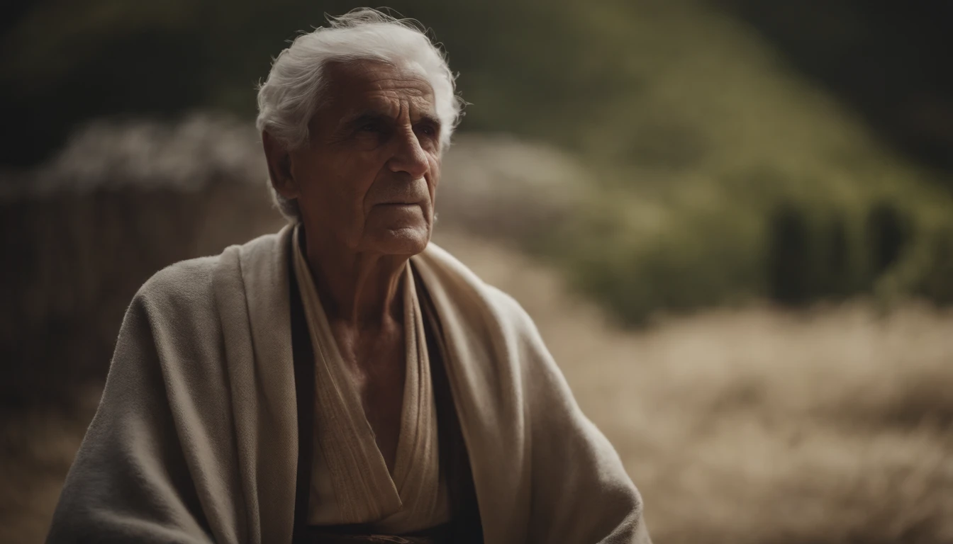 an old Elder
His robe was white as snow..
and the hairs of the head, brancos,
seu trono eram chamas de fogo,
e as rodas do trono, como fogo em brasa. in sky.