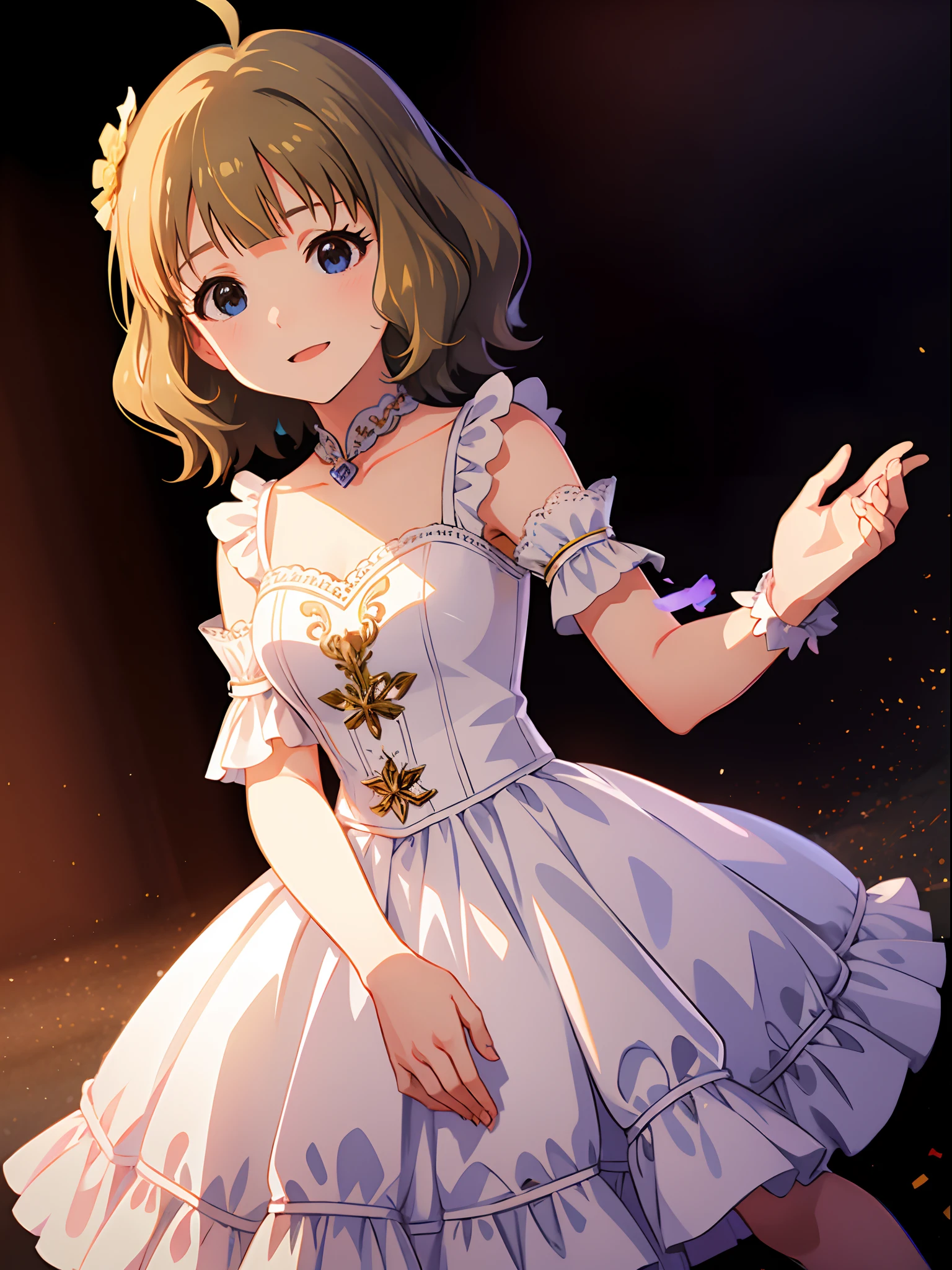 momoko suou (million live), 1 girl, maturefemale, 28 years old, Lori, Petite, Best Quality, Ultra-detailed, 8K, masutepiece, Cute Dresses, ****ta,