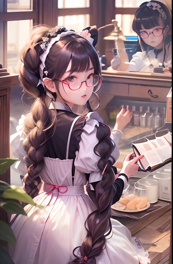 top-quality、Braids、eye glass、Phetcha Pai、Maids