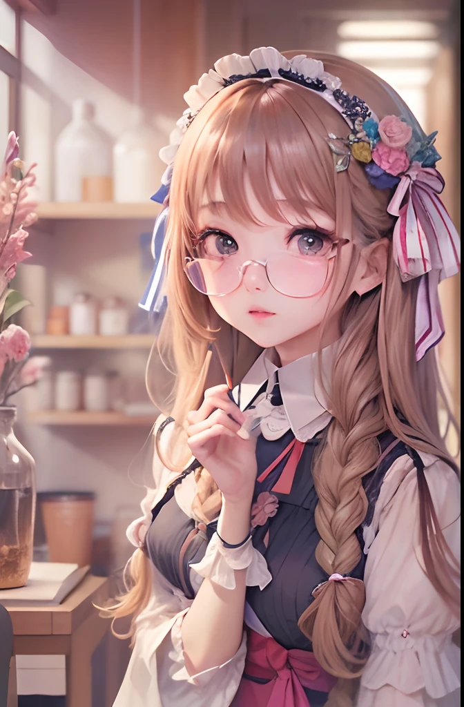 top-quality、Braids、eye glass、Phetcha Pai、Maids