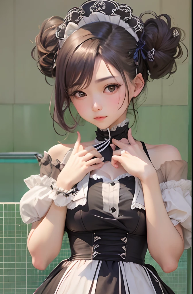 1girls, , Trikot,Playboy Bunny, Netzstrumpfhosen, braune haare, Anime Cute, blush, thick ass, , sexy, boobs