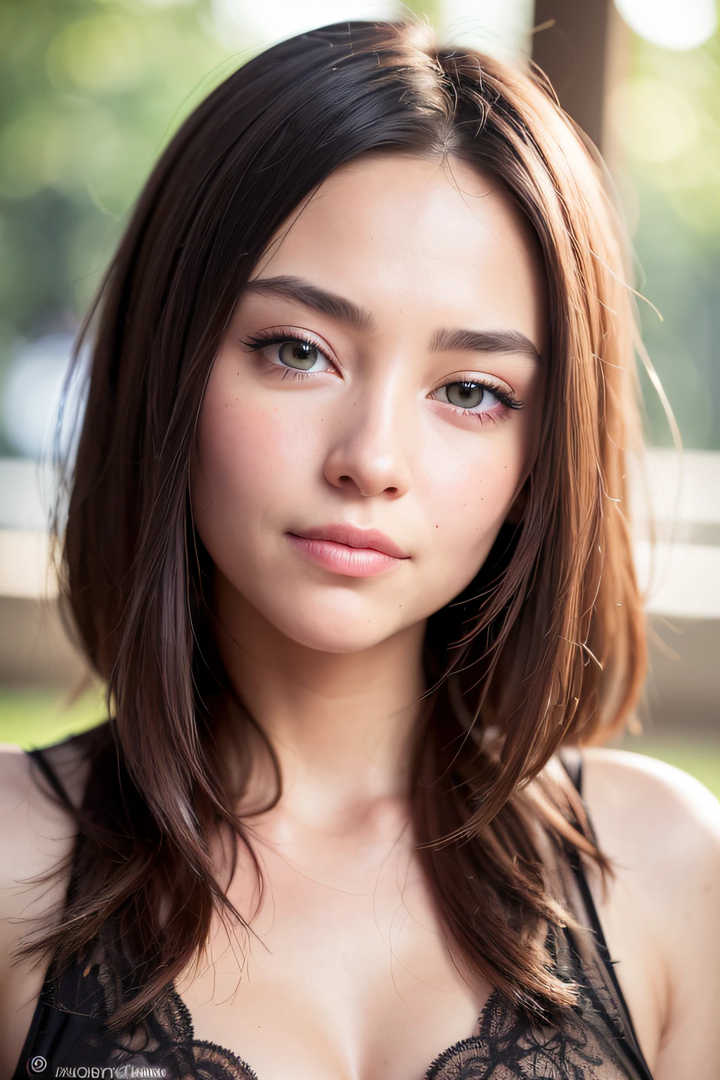 realistic, photorealistic, extremely detailed, masterpiece, 8k, detailed face, beautiful eyes, expressive eyes, intense gaze, close-up, 1 girl, mature woman, older woman, large breasts, motherly, wide hips, curvaceous, pronounced collarbones, detailed lips, high resolution, cosplay