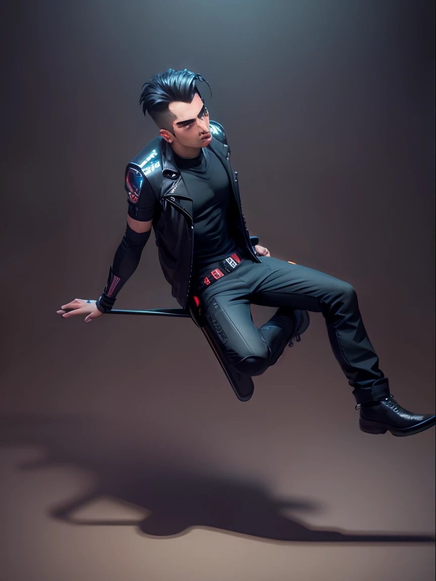 Change background cyberpunk handsome boy, realistic face,8k, ultra realistic