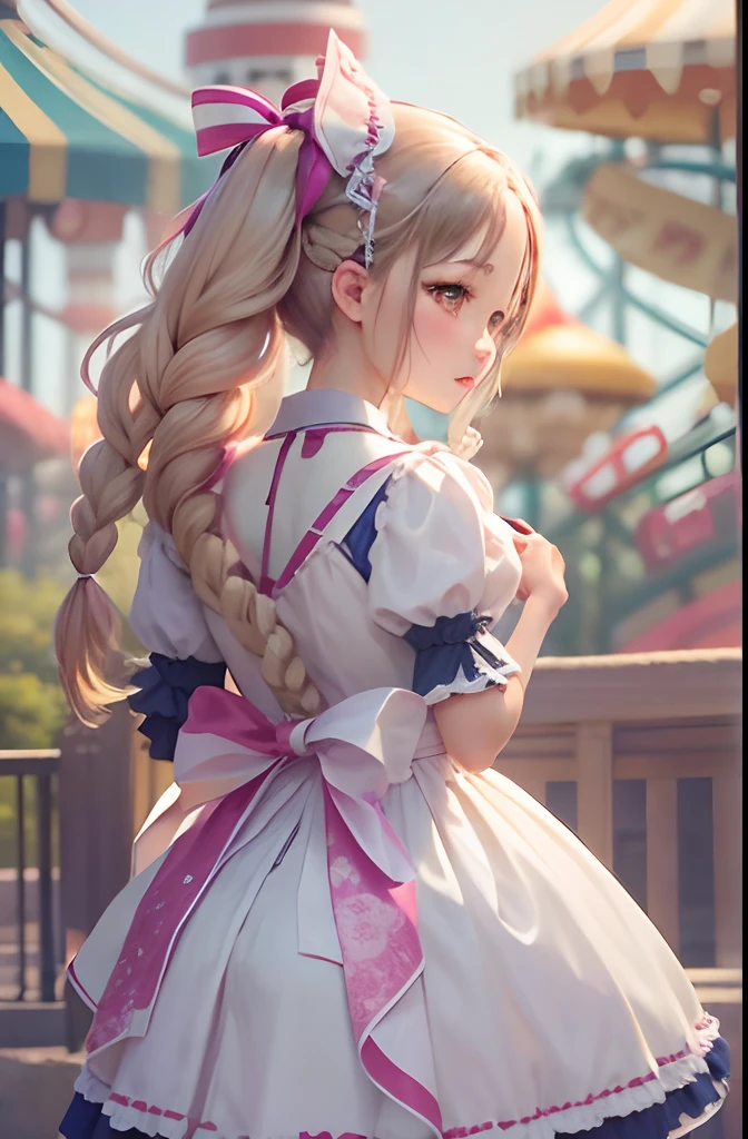 top-quality、Braids、Maids、full bodyesbian、An amusement park
