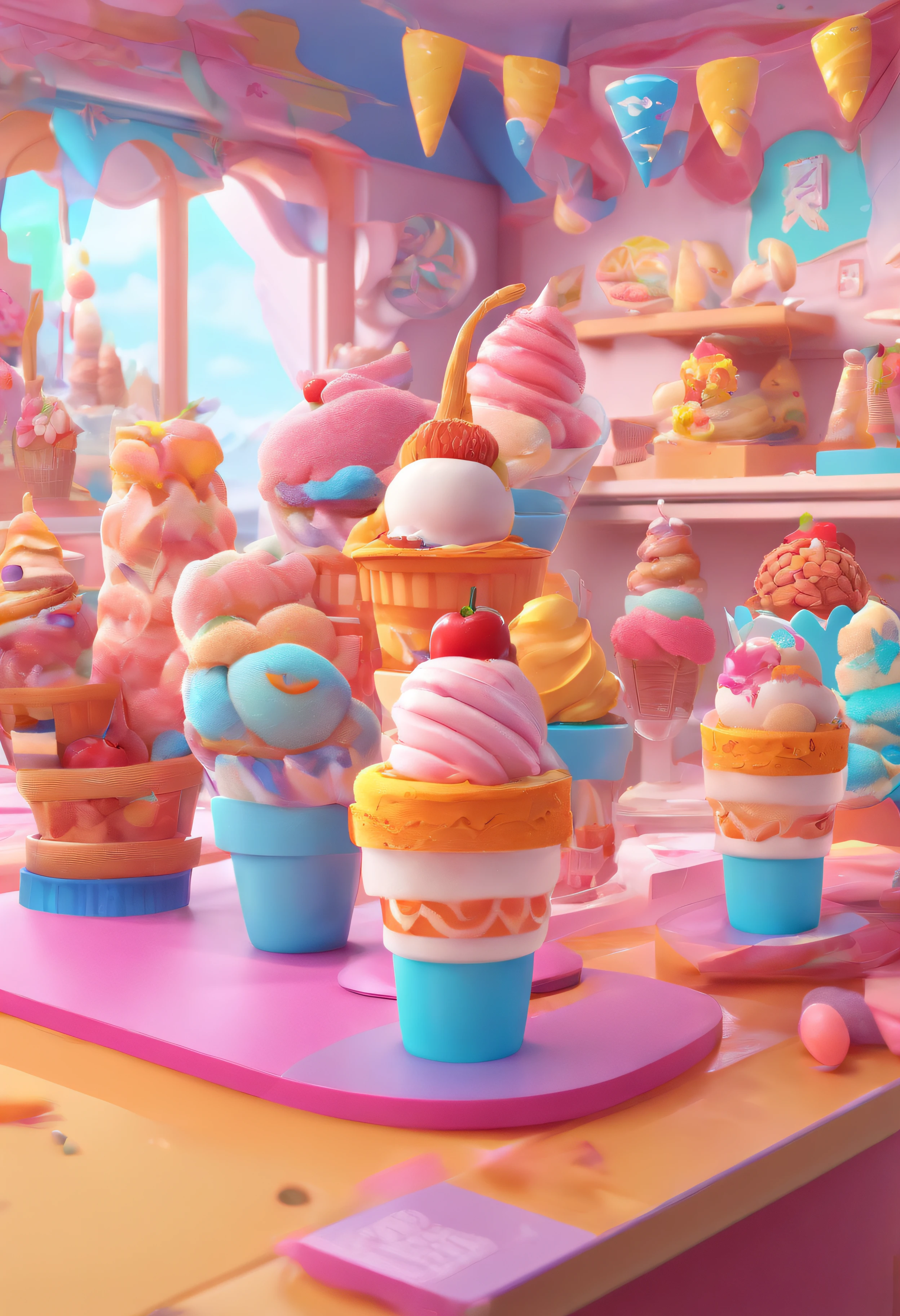 (best quality,ultra-detailed),anime,logo,Ice Geek,ice cream parlor,playful design,colorful,fun characters,sweet treats,creative,whimsical background,cute decorations,anime-inspired illustrations,vibrant colors,cool typography,joyful atmosphere,delicious flavors,attractive visual appeal,mouth-watering desserts,memorable branding,eye-catching,unique concept,irresistible desserts,imaginative,cheerful ambiance,fantasy themes,manga style,energetic,innovative layout,enticing ice cream cones,yummy ice cream scoops,cartoonish characters,playful animations,artistic,attention-grabbing design