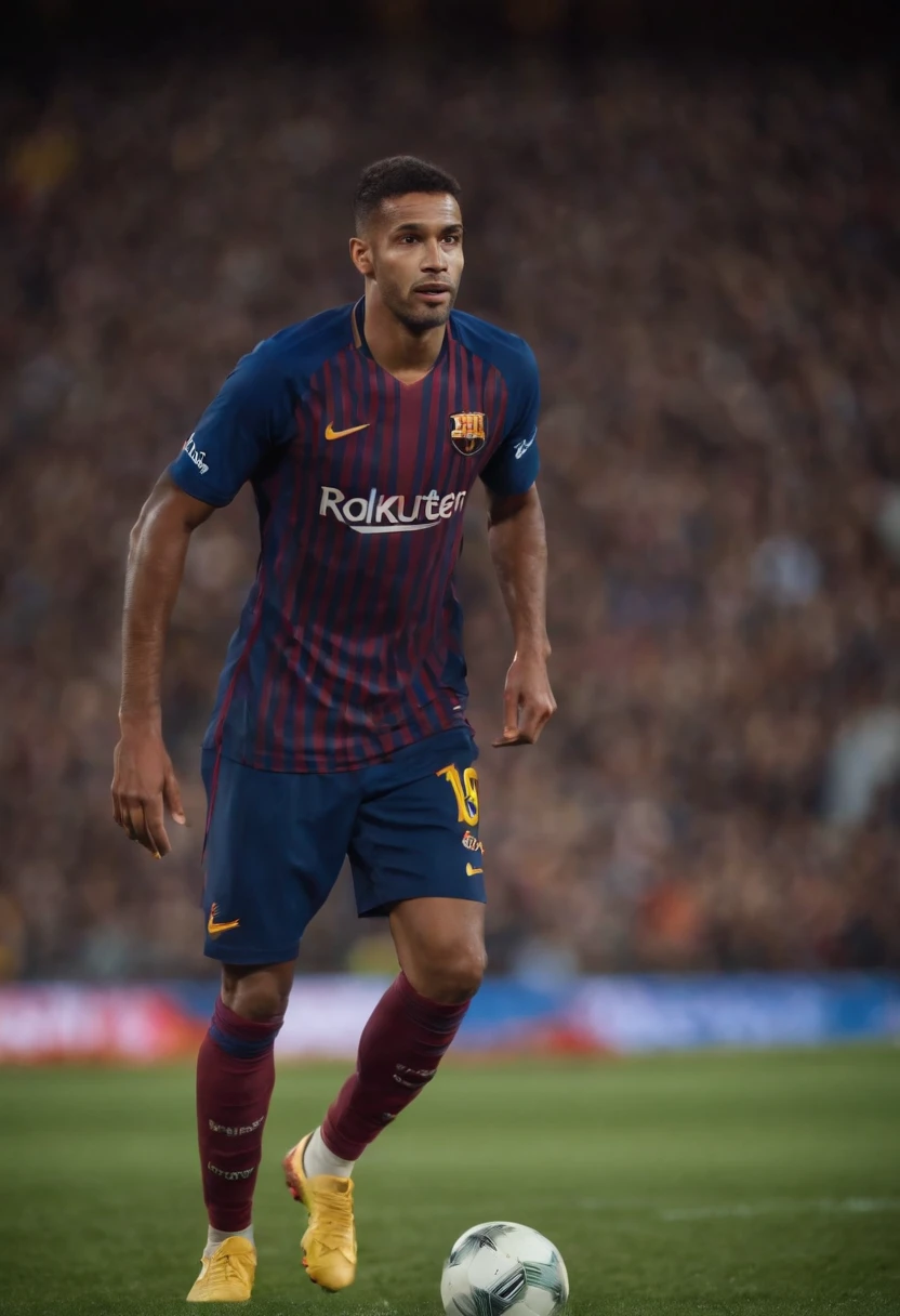 Homem Soccer Player brasileiro in Barcelona