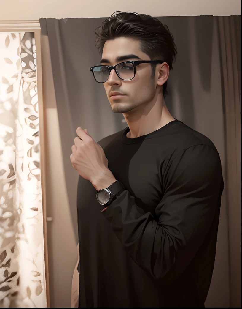 HD photo and realistic face black full tshirt for men face black googal realistic photo background nuture