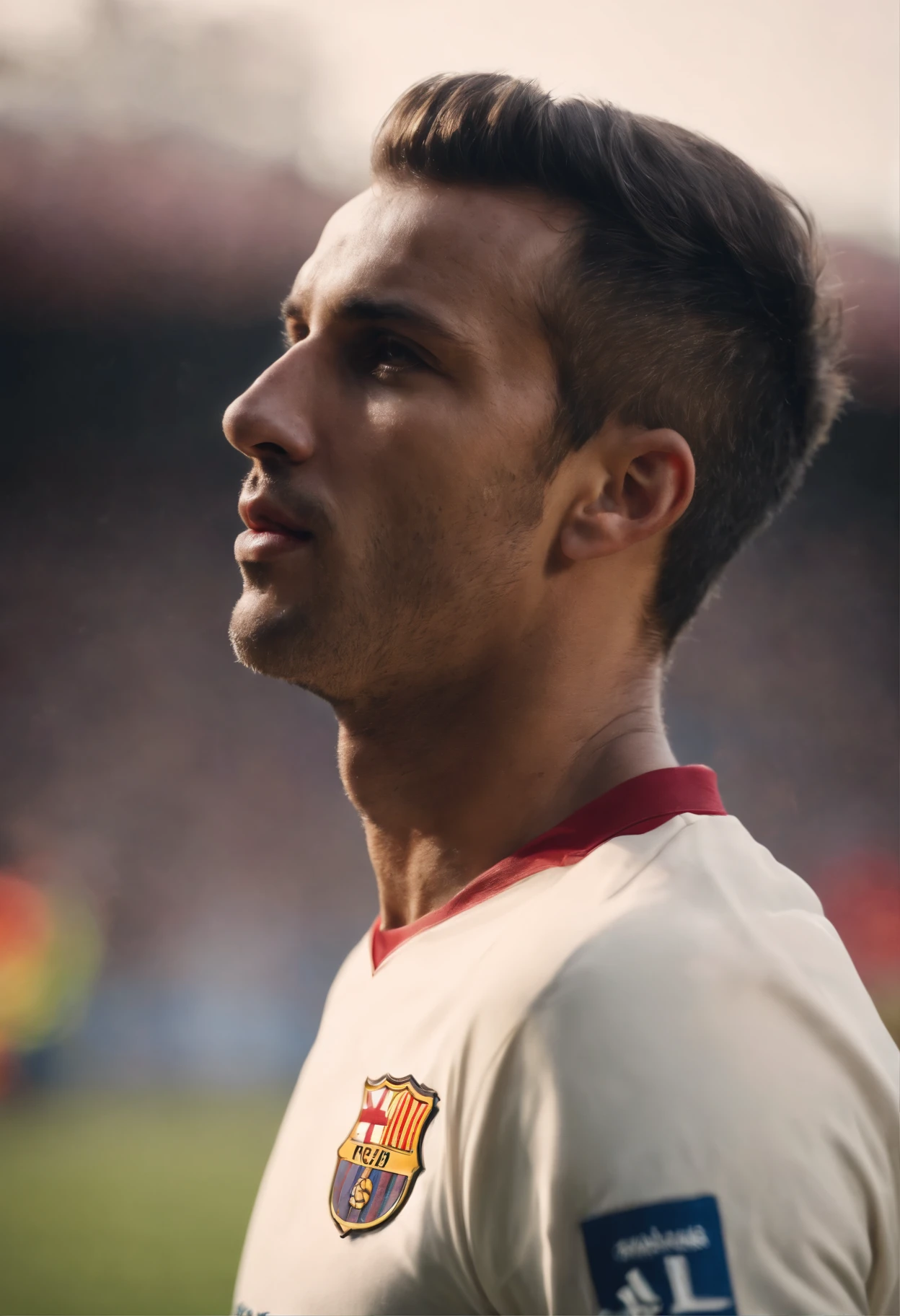 Homem Soccer Player brasileiro in Barcelona