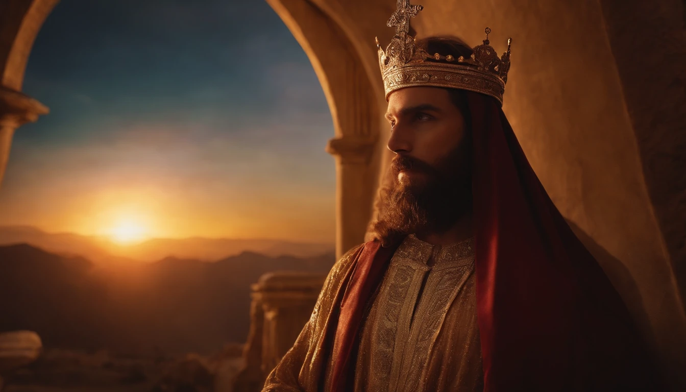 reigning of Christ on earth, be shining, realistic, 8k, cinematic