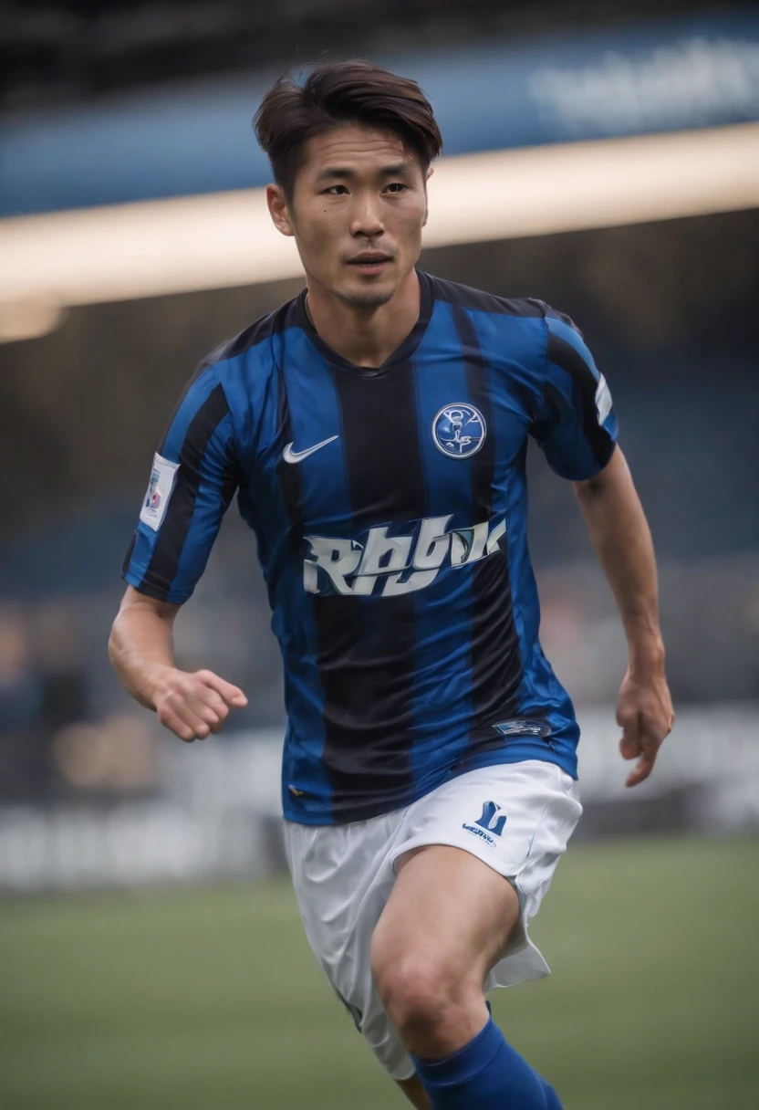 Man Japanese Soccer Player in Atalanta