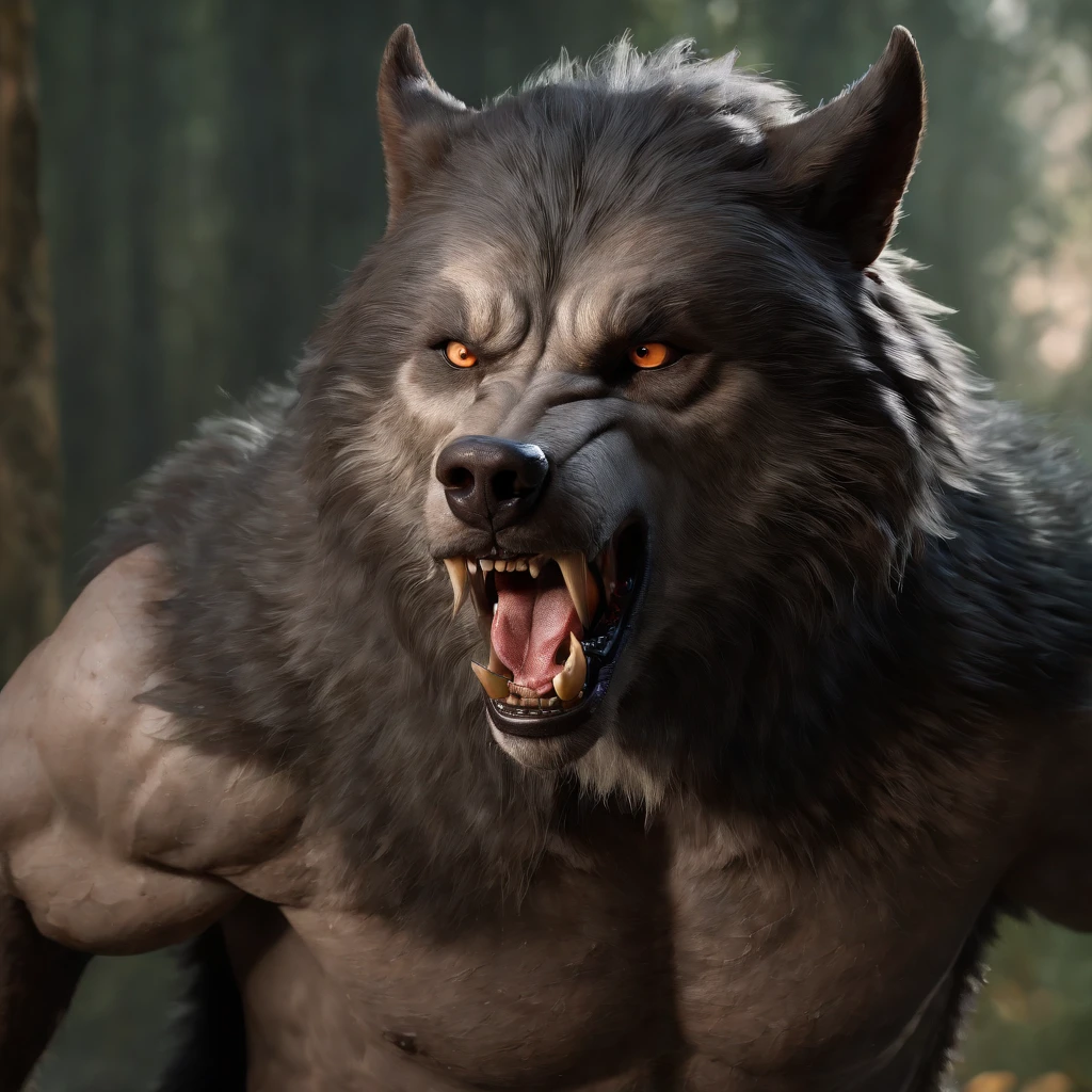 (Professional 3D rendering:1.3) de (Realistic:1.3) foto de arte mais bonita do mundo, Gross characteristics, lobisomem masculino, ((epic werewolf strong rough fantasy, lobisomem olhar zangado cabelo longo, Pointy ear and fierce expression in dynamic pose, Olhos vermelhos, fofa, lobisomem, fantastic location, majestoso ambiente desordenado)), corpo inteiro 8k unidade render, action shot, poros da pele, very dark lighting, lua cheia no fundo, lua cheia brilhante, sombreamento pesado, circunstanciado, rosto detalhado, (Vibrando, fotografia realista, Realistic, Dramatic, Escuro, foco nítido, 8k), (Roupas de couro velhas danificadas pelo mau tempo:1.4), ((((Use peles)))), (intrincado:1.4), decadente, (altamente detalhado:1.4), Pintura digital, rendering by octane, art stations, conceito-arte, liso, foco nítido, illustration, germe da arte, (Loish:0.23), Wlop Ilya Kuvshinov, e greg rutkowski e alphonse mucha gracias, (global ilumination, studiolight, light volumetric), chuva forte, floating particles, patife, fantasia, Nosso, Corpo inteiroesbiano, ((Fundo lua cheia e cidade antiga:1.3)),CGSesociedade,art stations