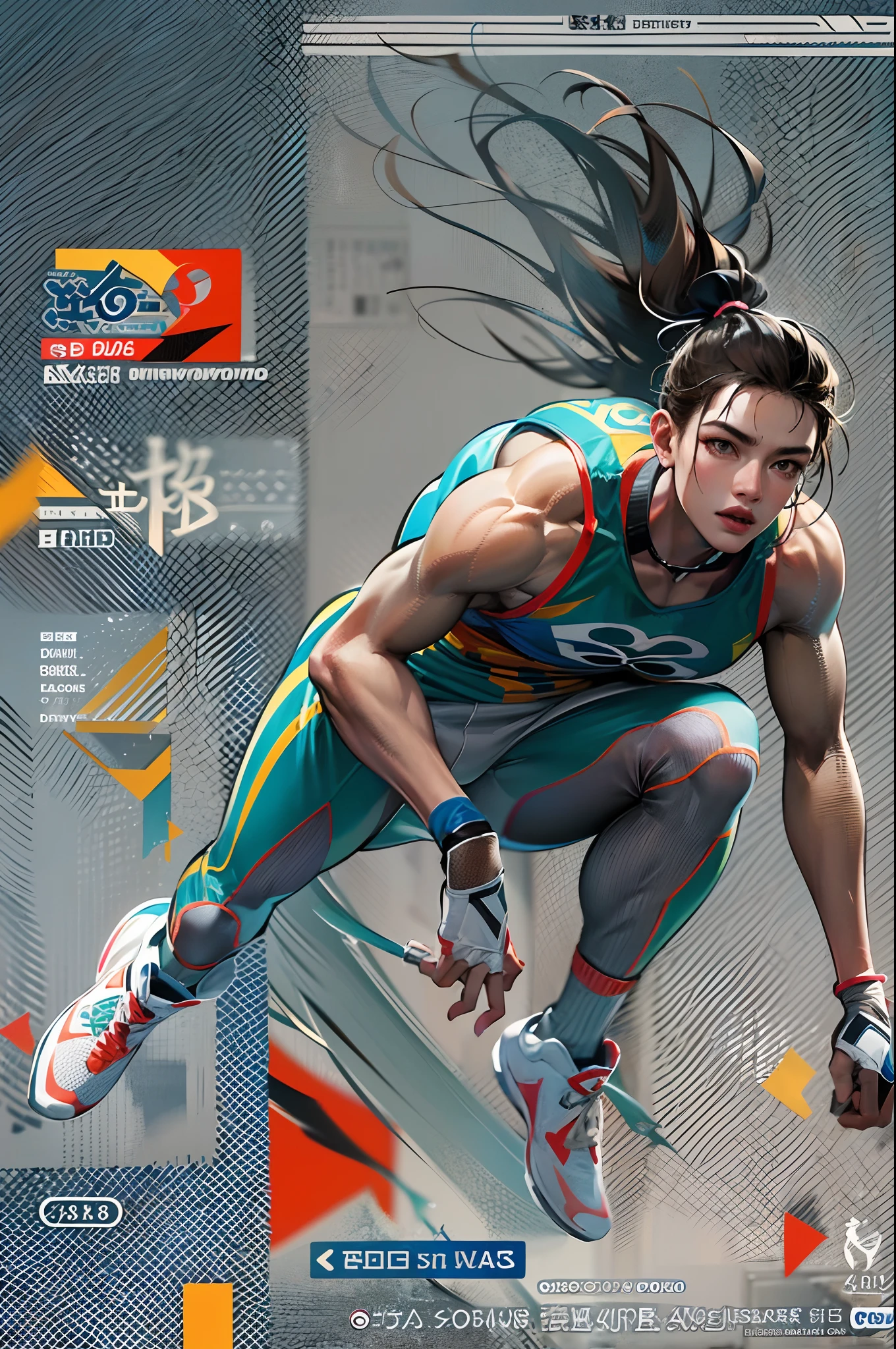 35mm camera lens,cool guy,athlete,High jump,detailedbackground,Asian Games,True skin texture,Smudge,Accurate facial features,dynamic blur,super-fine,ultra - detailed,high qulity,8K ,oc rendered,dynamic viewing angle,Hyper Real,Ultra photo realsisim