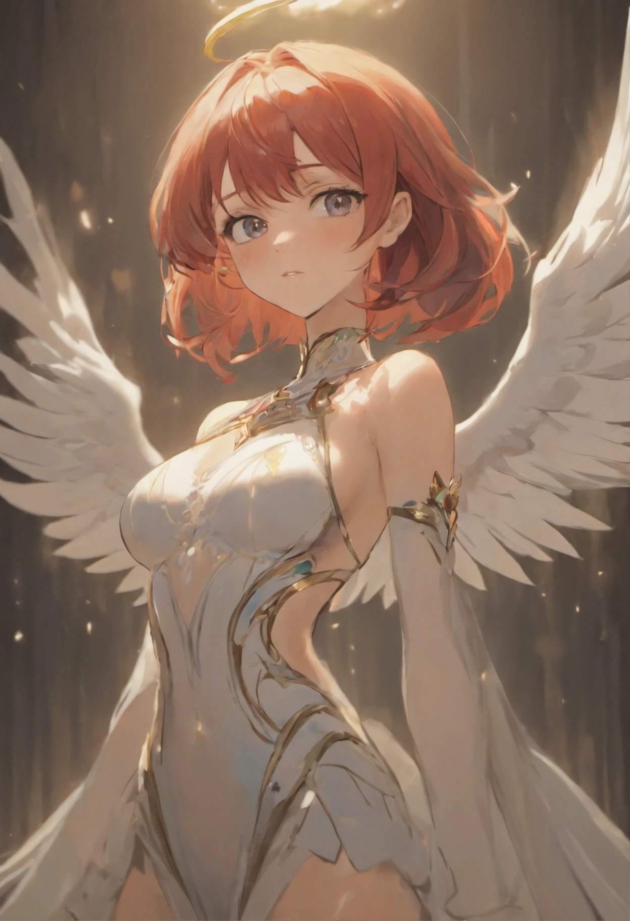 red hair,hentail realism, shadowing,,character sheets, reference sheet, Standing painting, 8K, Super detail, 1080p, Women's HD,Female elf,Elves,femele, 16k, A high resolution, Best quality, High quality, Anatomically correct, Masterpiece, ccurate, hyper HD,As graceful as a swan,unreal-engine, Ghibli-like colors, anime big breast, Standing painting, angle of view,ssee-through,Blue inner hair,one-girl