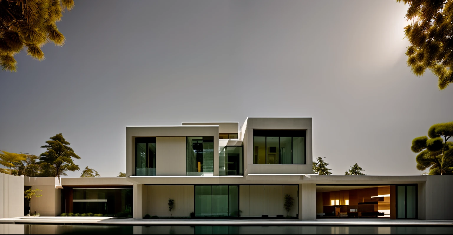 Architecture design,insanely detailed wide angle architecture photography, cozy contemporary landscape,(bright warm sunlight 1:0.1), award-winning contemporary architecture design, scenery, east asian architecture, lamp, architecture, forest, nature, plant,ARCHITECTURE DESIGN,intersting lights and shadows, Depth of Field,low light,