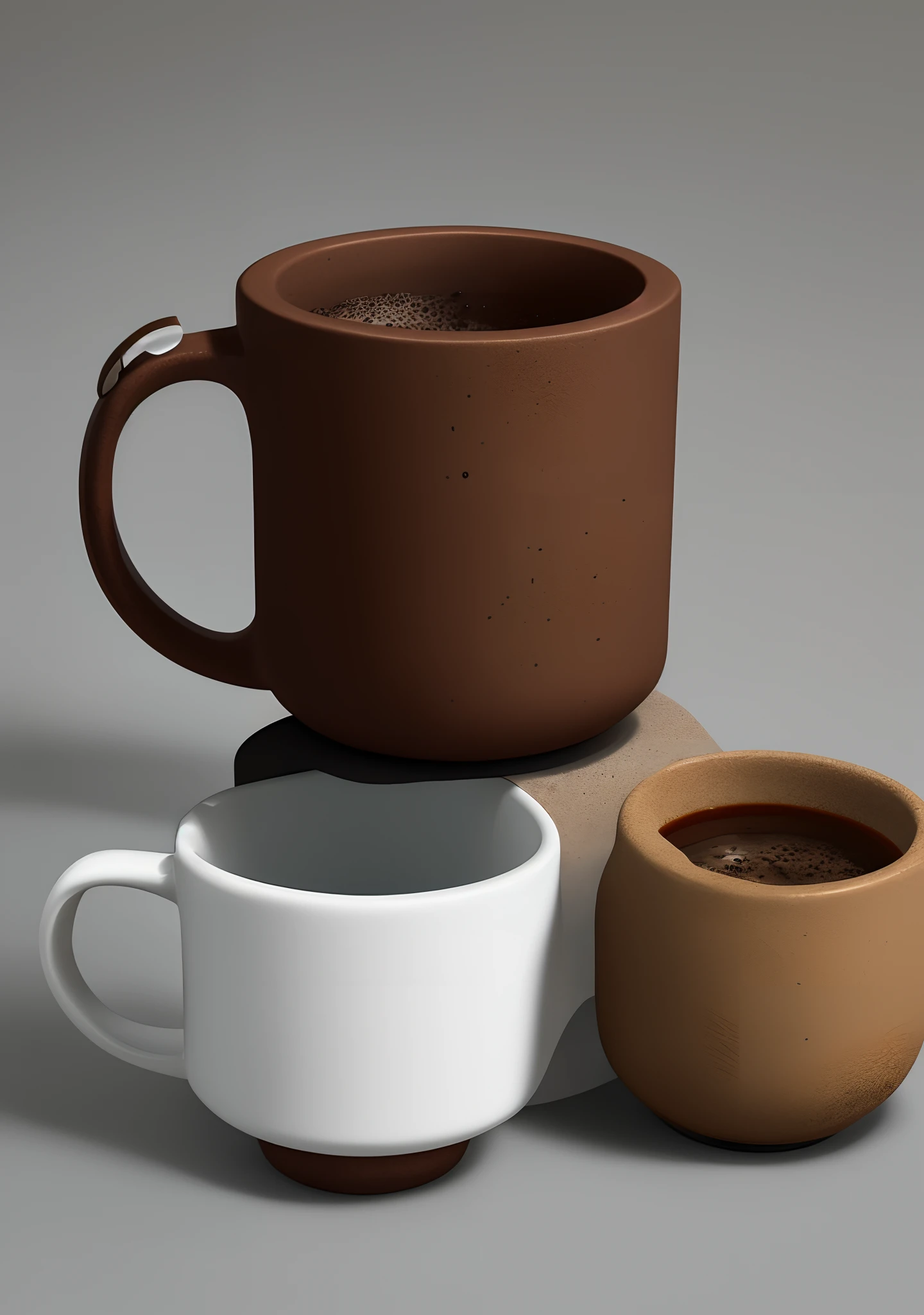 coffee mug，Product design，visualizador，sculpted，Hangzhou