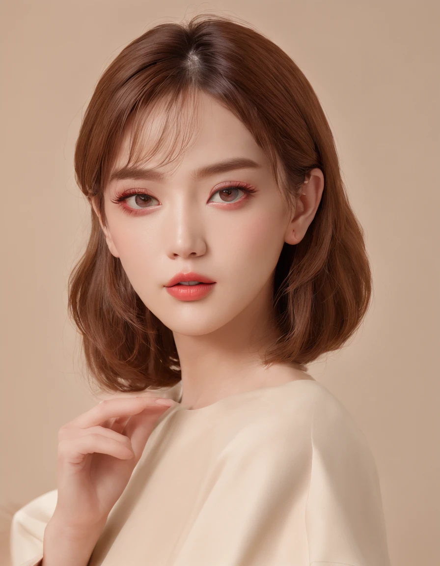 bestquality,masterpiece,ultra-high resolution,photorealistic portrait,RAW photo,Unity 8k壁纸,brightly colored,Dynamic Poses,fashion,living room,Upper body,warm tone,
1girls,Elegant,3;, !!, surprised, opened mouth, Pop Eyes,
