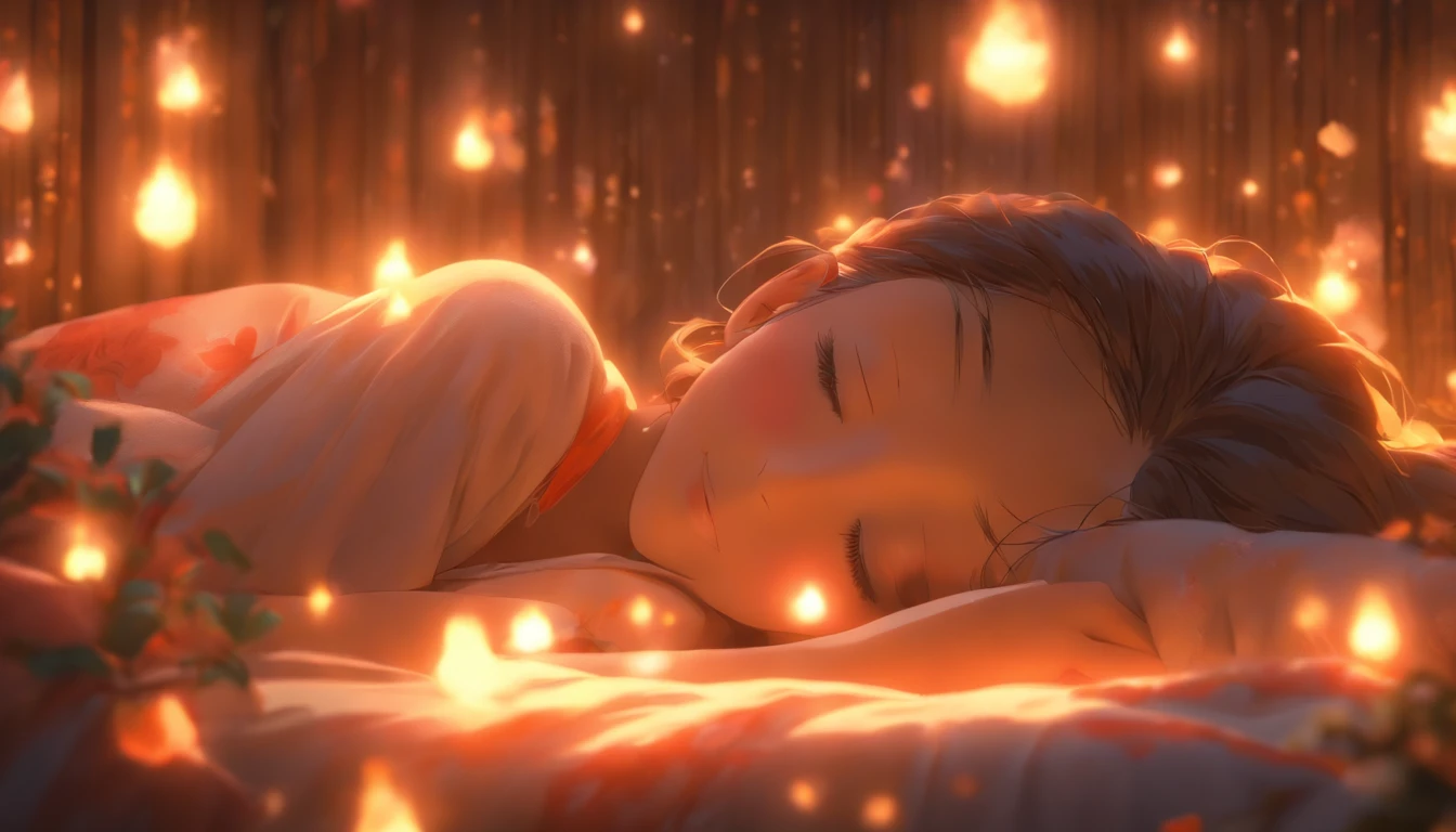 (best quality,4k,8k,highres,masterpiece:1.2),ultra-detailed,realistic, peaceful sleeping scene,soft lighting, calm atmosphere, blankets and pillows, sweet dreams, deep slumber, tranquility, comfortable bed, beautiful bedroom, cozy ambience, serene night, quiet surroundings, gentle breathing, restful sleep, undisturbed rest, blissful tranquility, pleasant dreams, quiet darkness, peaceful silence, stillness, tranquil moonlight, gentle moonbeam, quietude, relaxation.