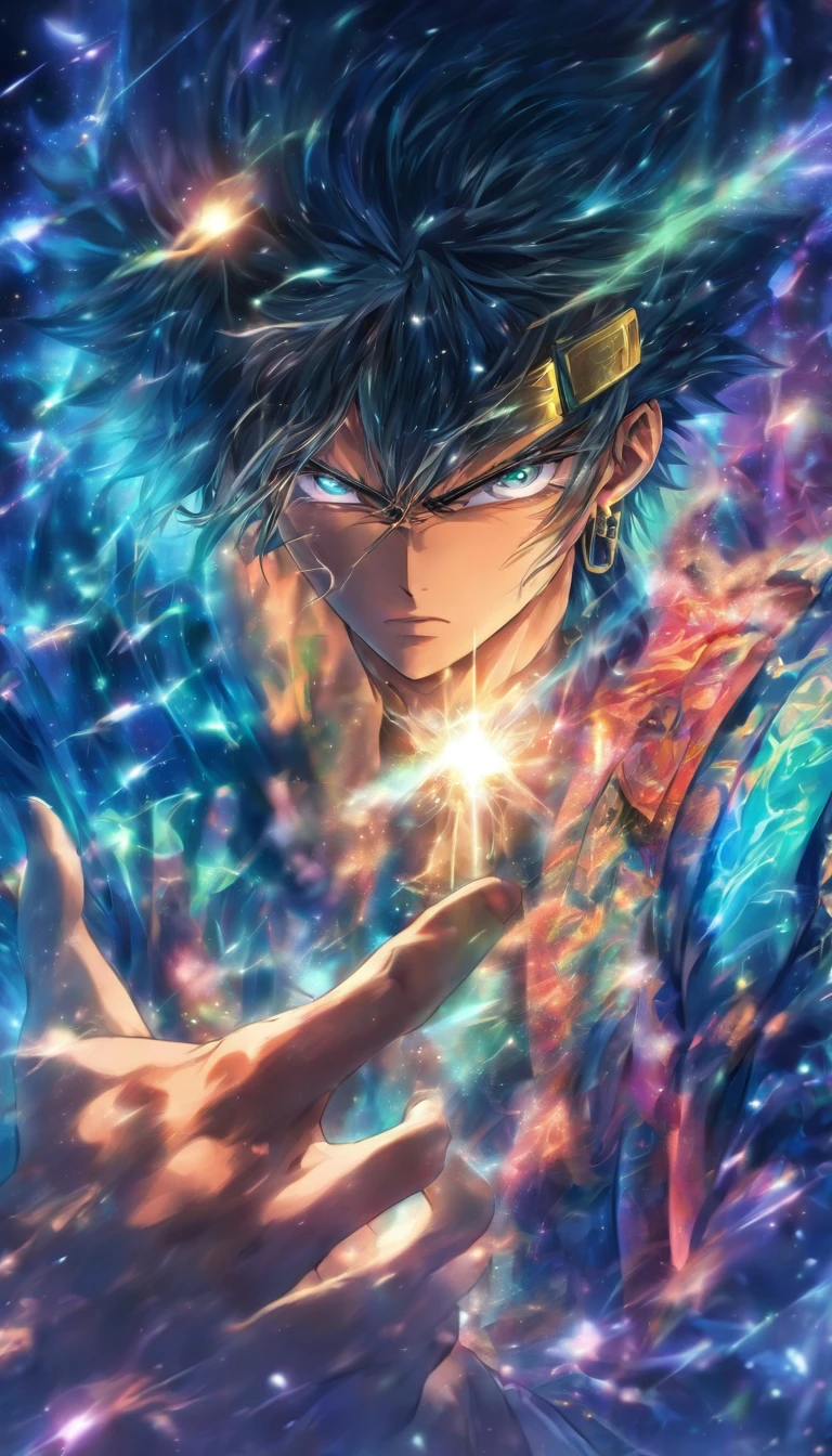 A cold and determined man holds the phone, Follow the procedure to calmly file a complaint with the delivery man, Callously blacklisted him. ,in the style of the stars art group xing xing, 32K, Best quality, Masterpiece, Super detail, High details