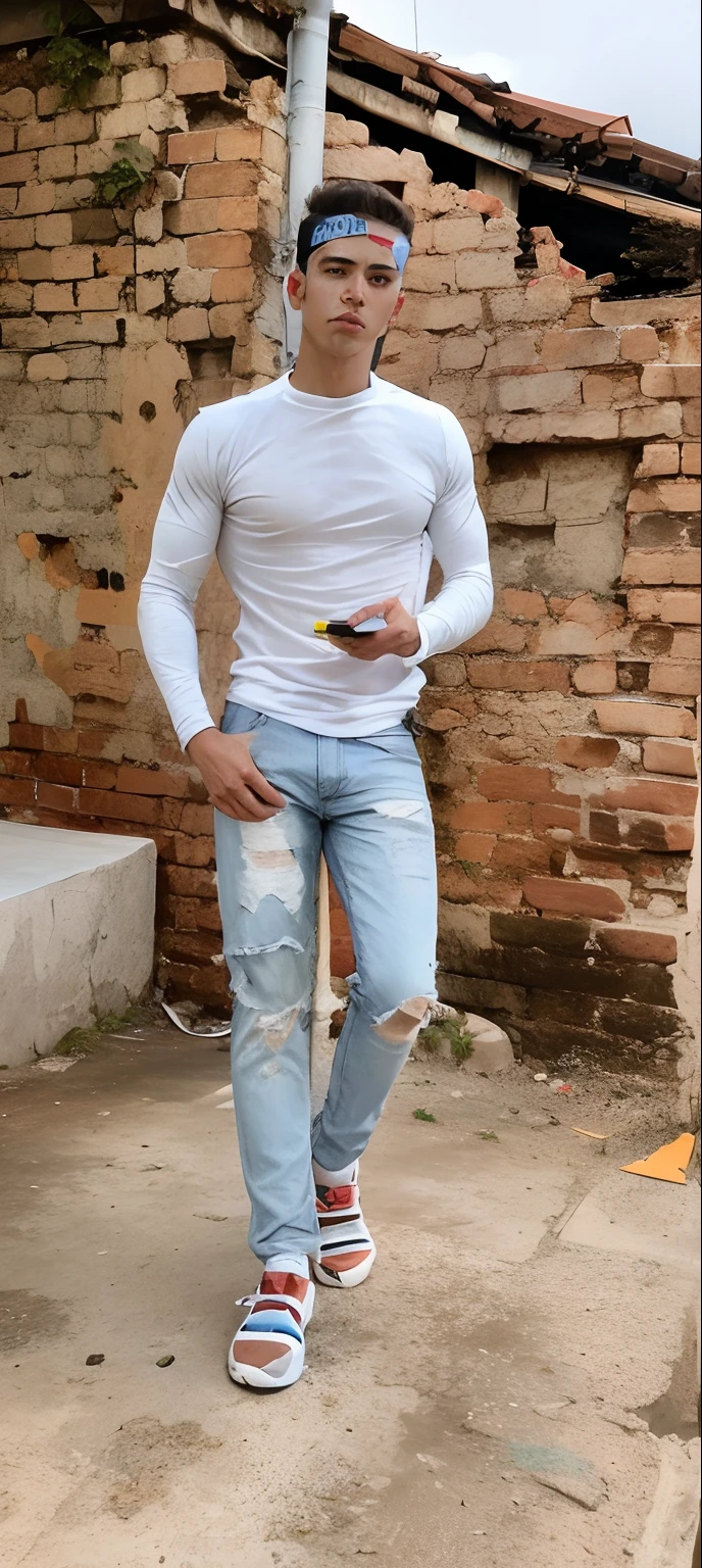 Boy jeans with underwear