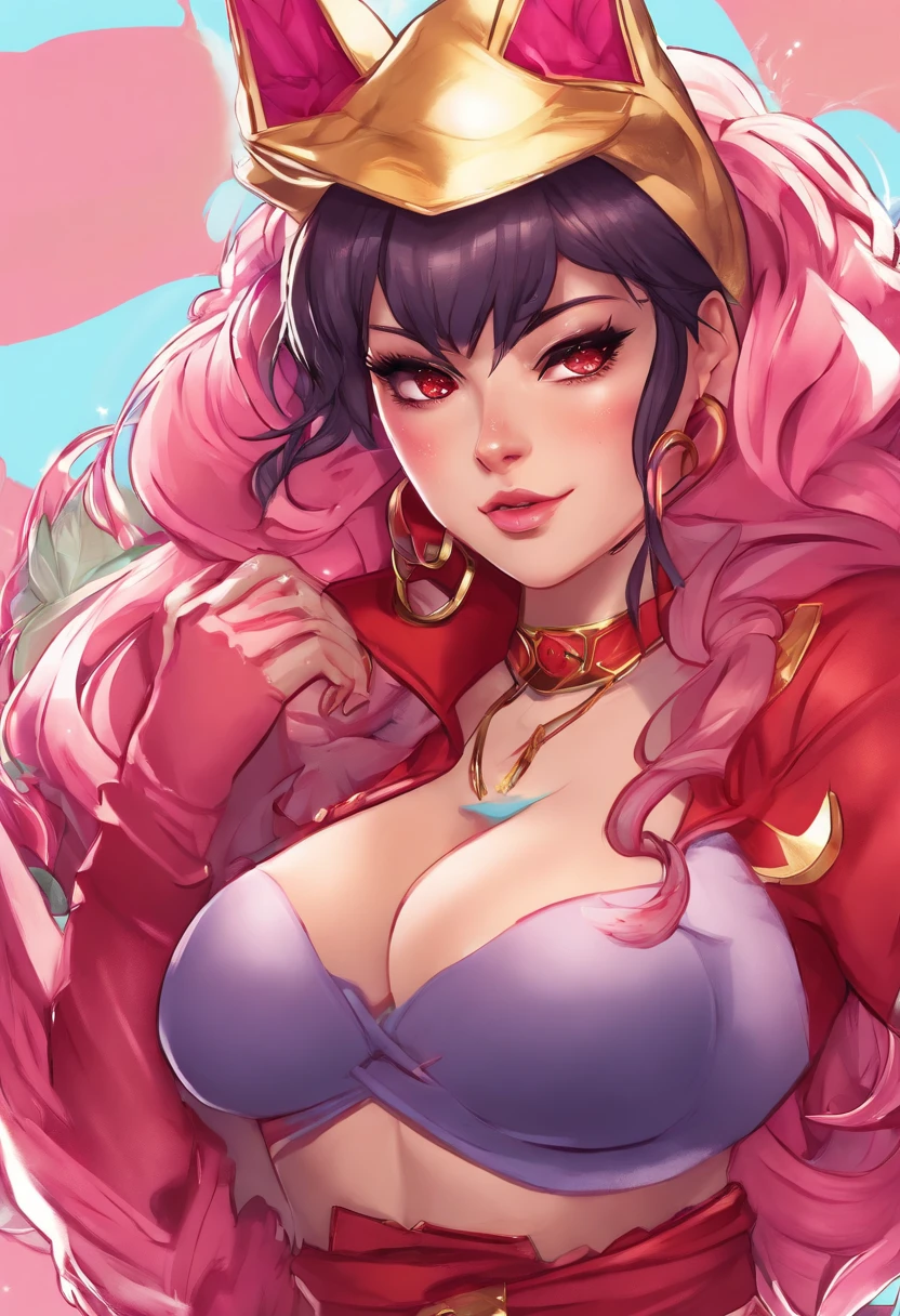 Ahri from league of legends, corpo inteiro, floresta branda, 8k, alta qualidade, detalhes, Rosto perfeito detalhado, olhos bonitos detalhados, Perfect hand detailed, dedos detalhados 8k bonitos femininos pequenos delicados, feminina bonita, ((vestindo roupa da Kochou Shinobu)), sorrindo para telespectador, Vista da diagonal superior,((usando roupas de Kochou Shinobu)), ((destaque nas 9 caudas da ahri)) , standingn, corpo inteiro, roupas de demon slayer corpo inteiro, alta qualidade, High Definition in Detail, ((obra prima)), dedos detalhados, dedos perfeitos, dedos delicados, dedos femininos