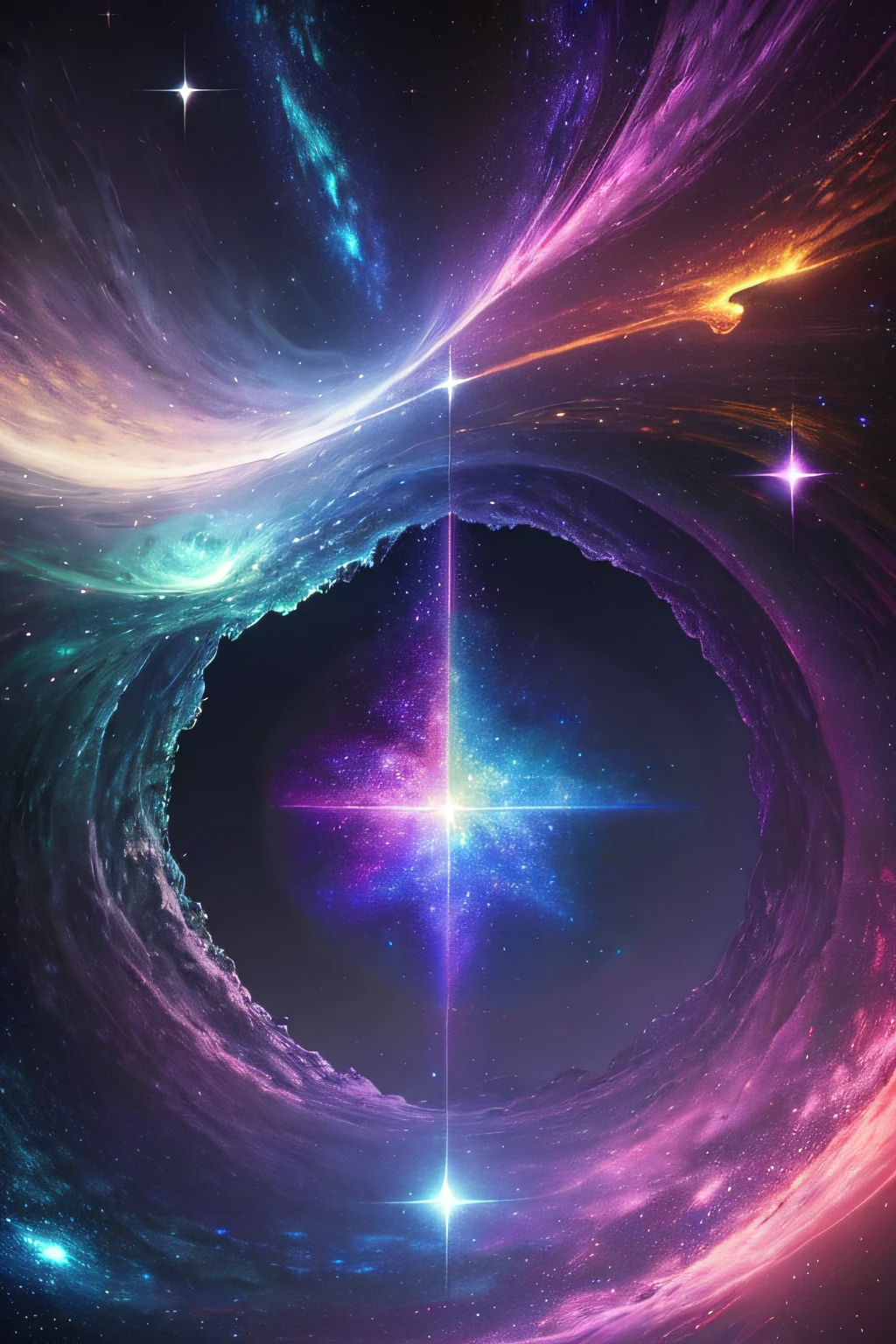 Bigger stars,Magical colors