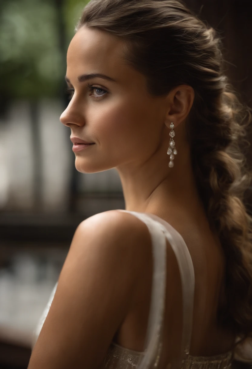 Women in their 20s, (Obra maestra: 1.4), (8K, Real, Foto en bruto, Mejor calidad: 1.4), Persona nordica, (1 chica), Cara hermosa, (Cara real: 1.4), (Cabello rubio, Cabello largo: 1.3), Peinado trenzas vikingas, Ojos azules realistas, Hermosos ojos de detalle, (Piel real: 1.2), Piel hermosa, Atractivo, ultra-high-resolution, Ultra realista, Hi-Def, golden ratio, (Cara detallada: 1.4), (Actor sueca: Alicia Vikander), Wet and transparent tank top,,,,,、 cabello negro corto, bragas transparentes blancas mojadas y transparentes, NSFW, Large emphasis, trasero grande, clear nipple areola shape, pezon rosa, staring at the camera, sentado en un banco, The pubic shape is transparent and clear, empapado en sudor, pose (doblar las rodillas y las piernas abiertas)