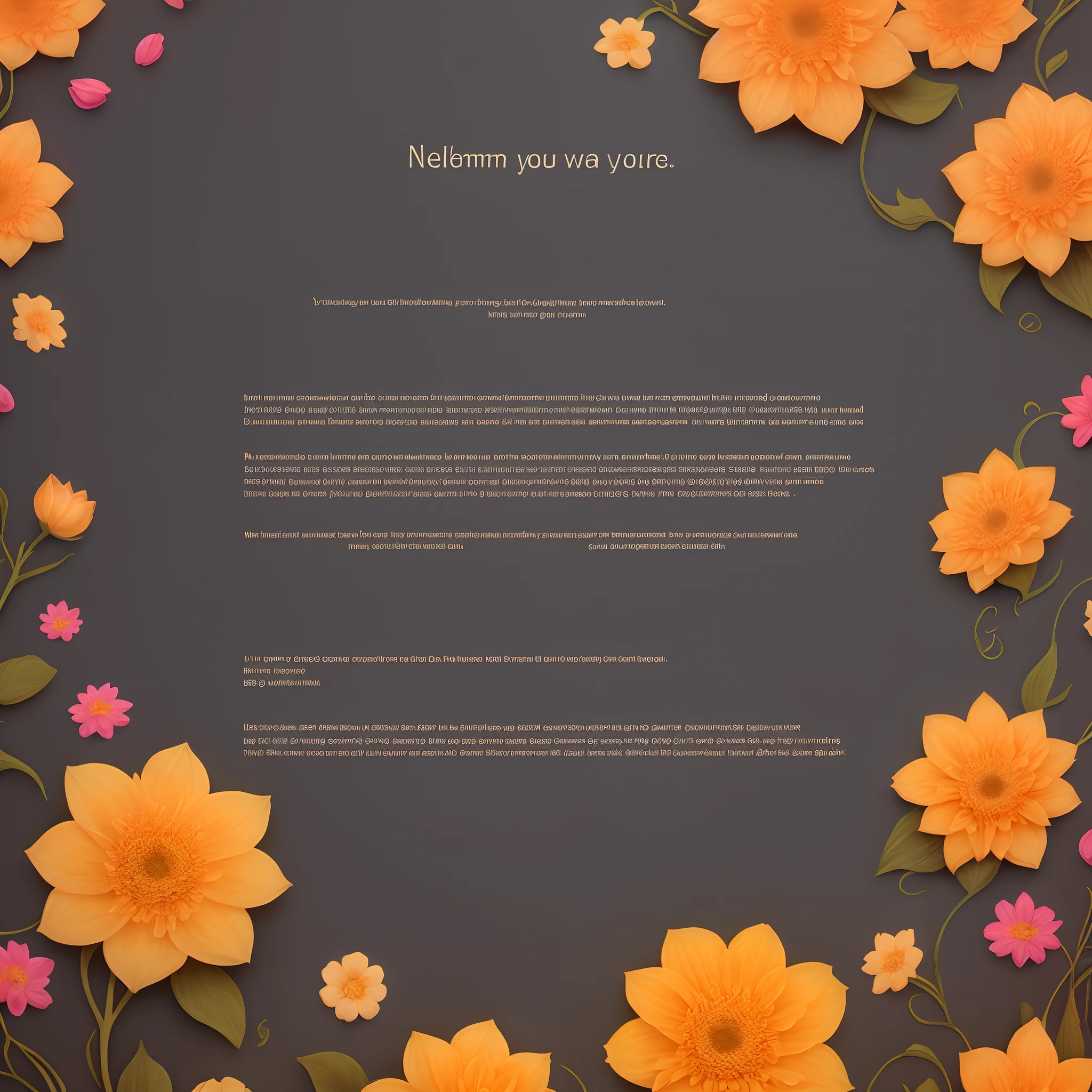 Create beautiful one line text with no space " Neelam " beautiful flowers background