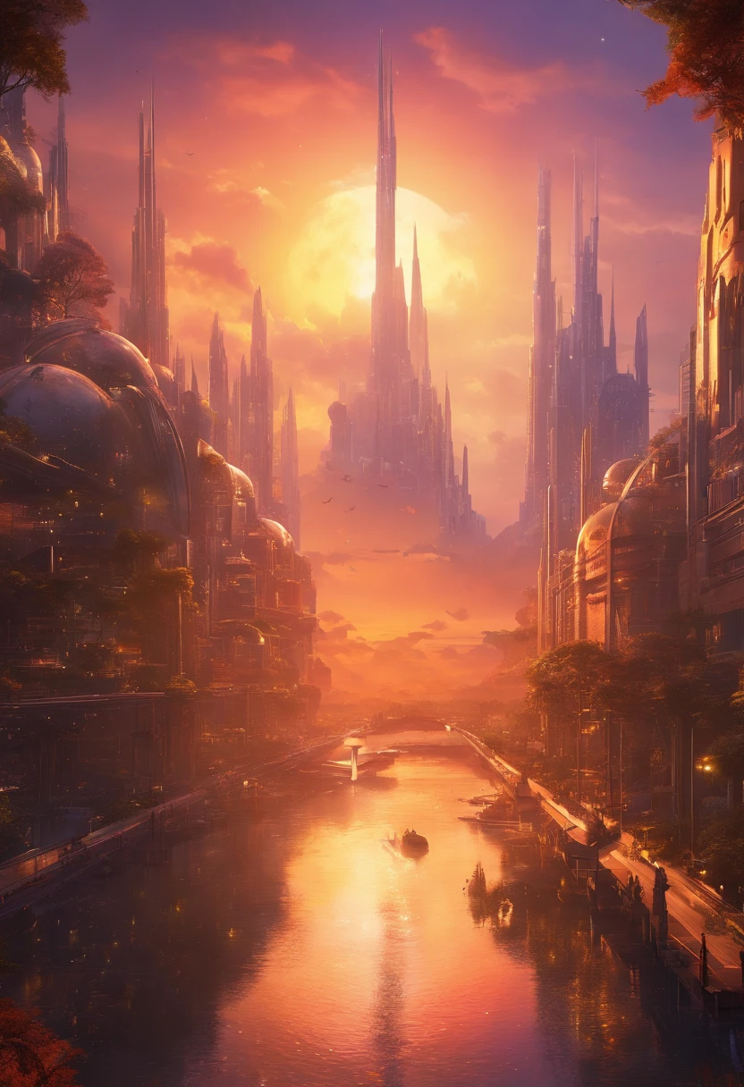 Spaceship flying over city in space station, planets in background, highly Arstation and Beeple, futuristic spaceport, space opera and dystopian style, realistic realistic city in the distance, epic beautiful space sci-fi, photos of futuristic cityscape, futuristic city in background, sci-fi space game art, futuristic, space colony, masterpiece, epic, majestic, best quality, very high resolution, 8k, HDR, digital photography, clear beautiful, iridescent, transparent , translucent, reflection, refraction, diffraction, caustic, volumetric light, volumetric shadow, (very detailed and refined: 1.2), (very delicate and beautiful: 1.2), partial backlight, (lighting outside the sunset frame and nearby lighting: 1.3), (realistic lighting: 1.2), (dynamic color from lighting: 1.2), (complex details: 1.3), ultra-detailed, surreal, (sharp focus: 1.2), (SFW: 1.2),
 Naked girl uncensored