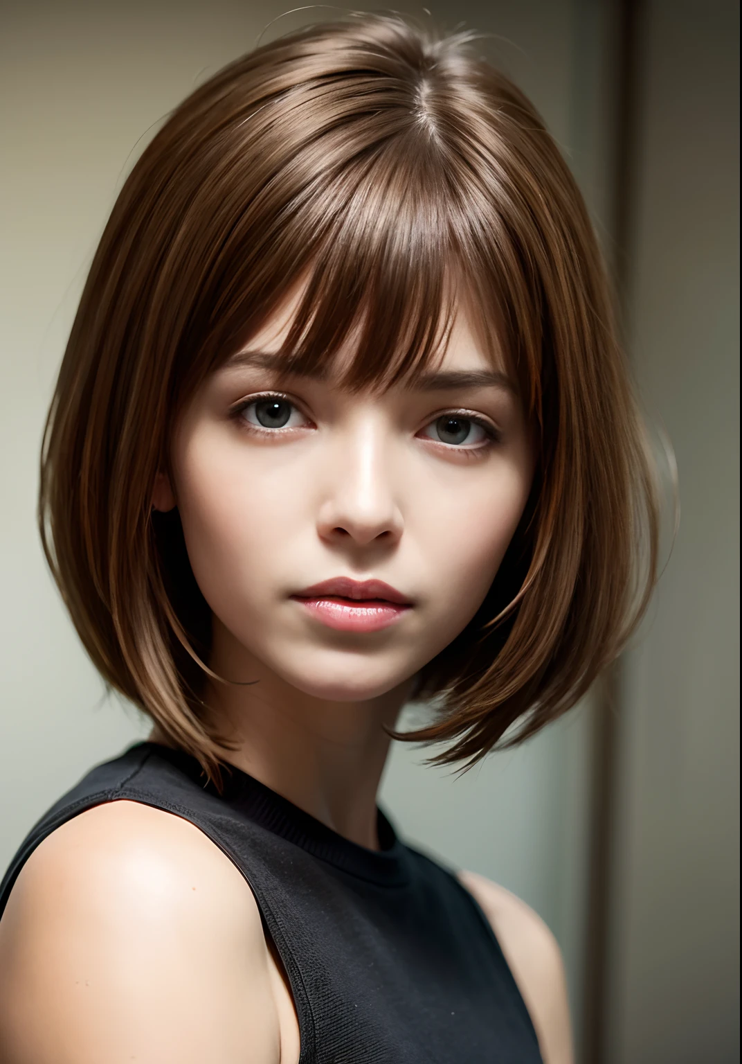 max caulfield portrait , soft skin, lovely face, expressive eyes, short hair, clear makeup ,
cyberpunk , room , 4K, 8K.