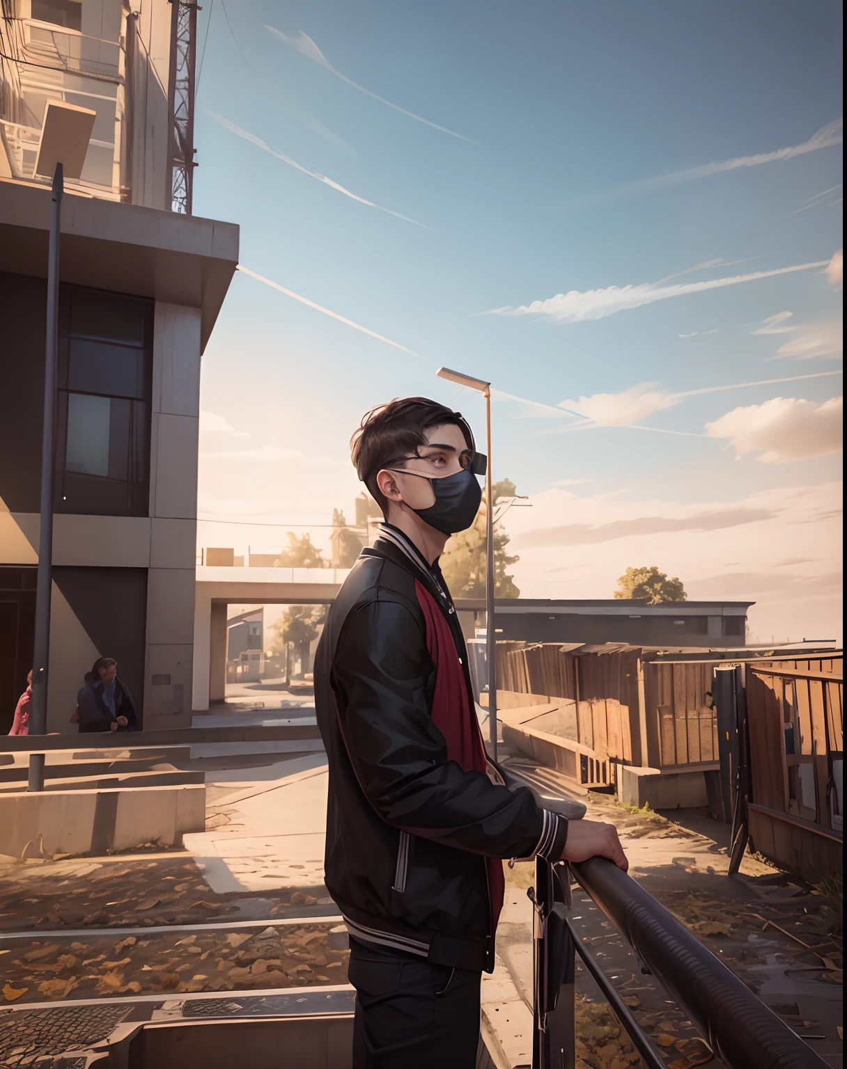 Handsome boy ultra realistic, --v 4