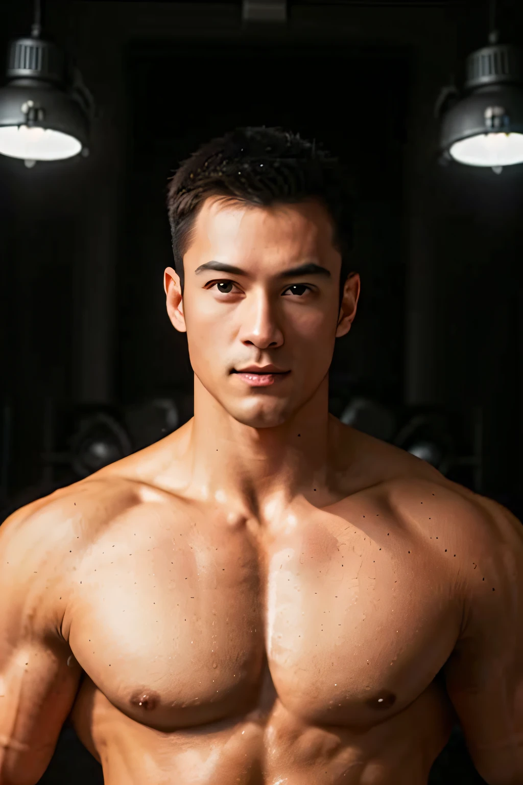 1male, up to 30 and.o muscular man in a black long-sleeved shirt and tie, With a clock, upper-body,
in the camera studio with 3 flashes, soft-lighting,
Masterpiece, Best Quality, 8K UHD, dslr, Film grain, Fujifilm XT3 photorealistic painting by Midjourney and Greg Rutkowski