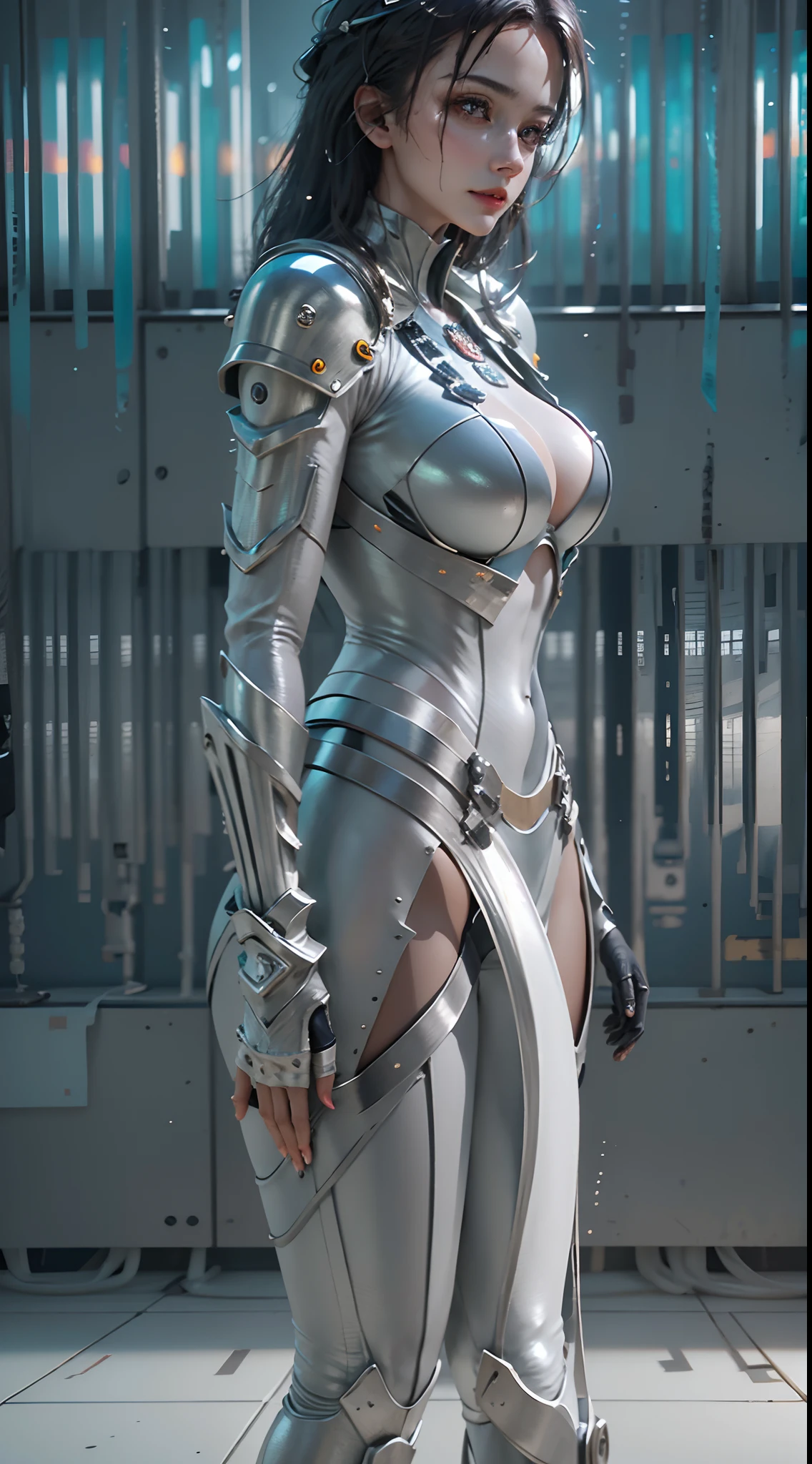 ((Best quality)), ((masterpiece)), (detailed:1.4), 3D, an image of a beautiful witch cyberpunk witch costume metallic suit, (High Dynamic Range),Ray Tracing,NVIDIA RTX,Super-Resolution,Unreal 5,Subsurface scattering,PBR Texturing,Post-processing,Anisotropic Filtering,Depth-of-field,Maximum clarity and sharpness,Multi-layered textures,Albedo and Specular maps,Surface shading,Accurate simulation of light-material interaction,Perfect proportions,Octane Render,Two-tone lighting,Wide aperture,Low ISO,White balance,Rule of thirds,8K RAW,