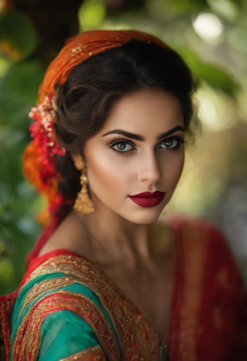 foto realista de uma menina loira bonita, clivagem,