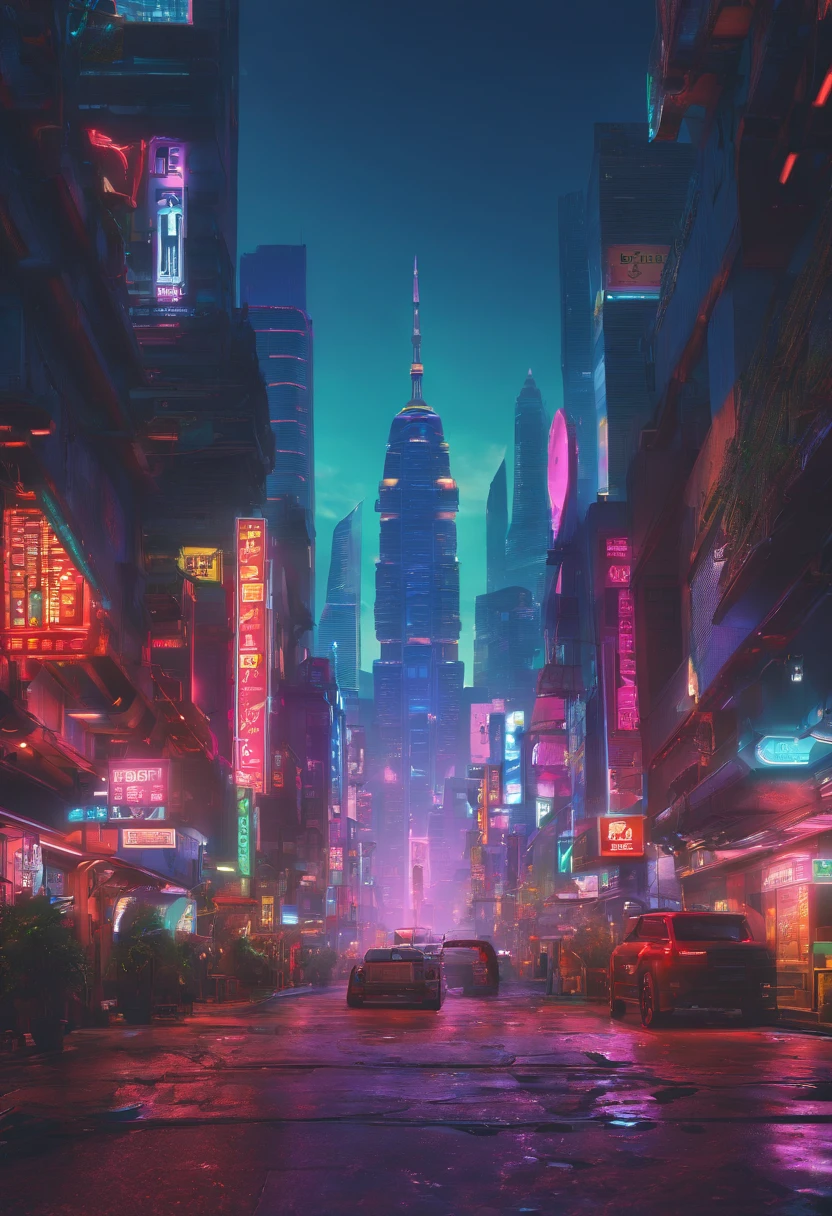 redshift style 35mm f2, daytime, cyberpunk city neo tokyo, neo hong kong, ghost in the shell, cinematic lighting, volumetric lighting, criminals lingering, (high contrast:1.2), reflections, 8k, hyperrealistic, focused, incredible detail, unreal engine 5, cinematic, octane render, ray tracing, landscape, detailed simon stalenhag landscape