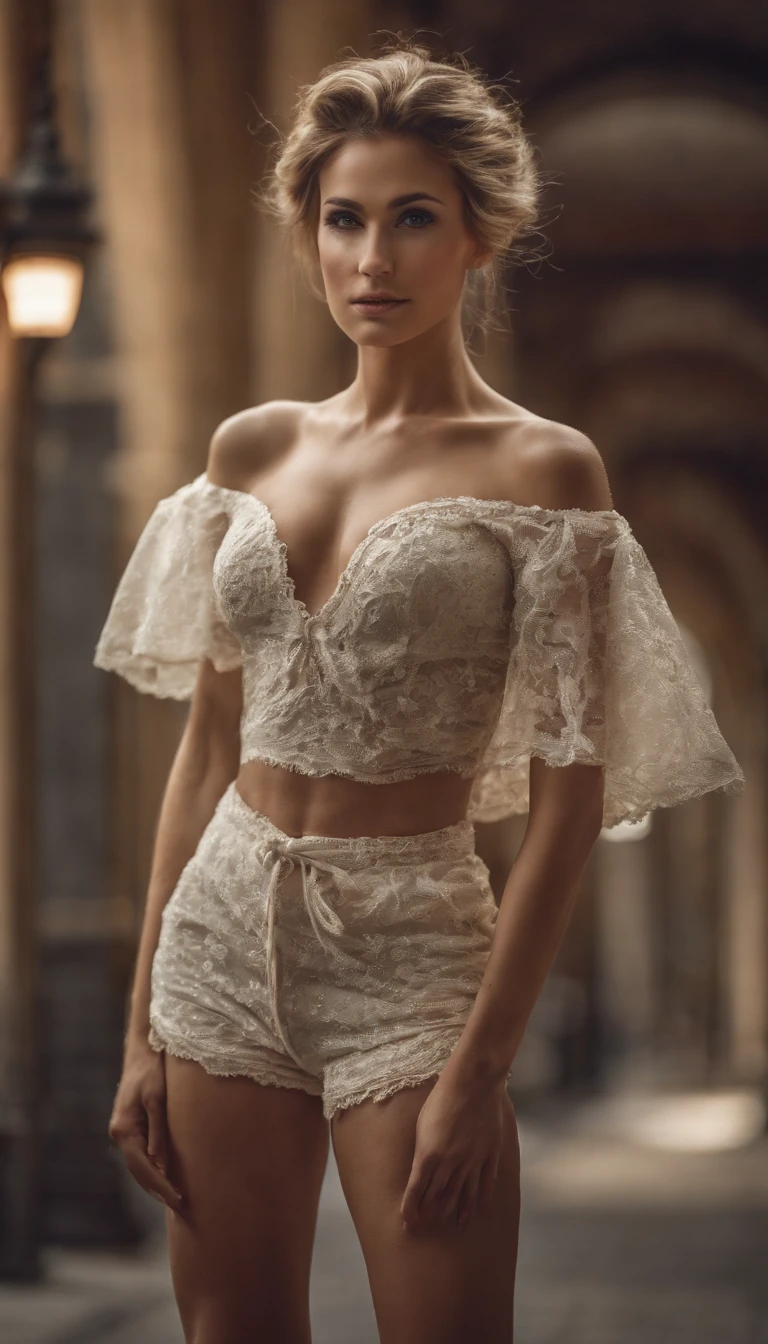 Beautiful Women with Perfect Figure:1.4,Slim abs:1.1,鎖骨,The chest is huge