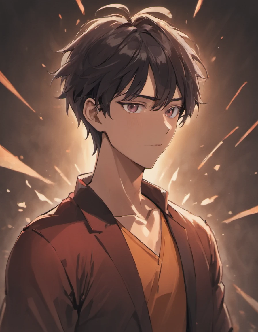 A detailed photograph of middle aged man , energetic, charismatic, and relatable character who radiates positivity. They have a warm and approachable demeanour looking directly at the camera, standing straight, hands relaxed, square jaws, masculine face, wrinkles, buff looking, wearing a beautiful casual , detailed clothing texture realistic skin texture, black background, sharp focus, front view, waist up shot, high contrast, strong backlighting, action film dark colour lut, cinematic luts