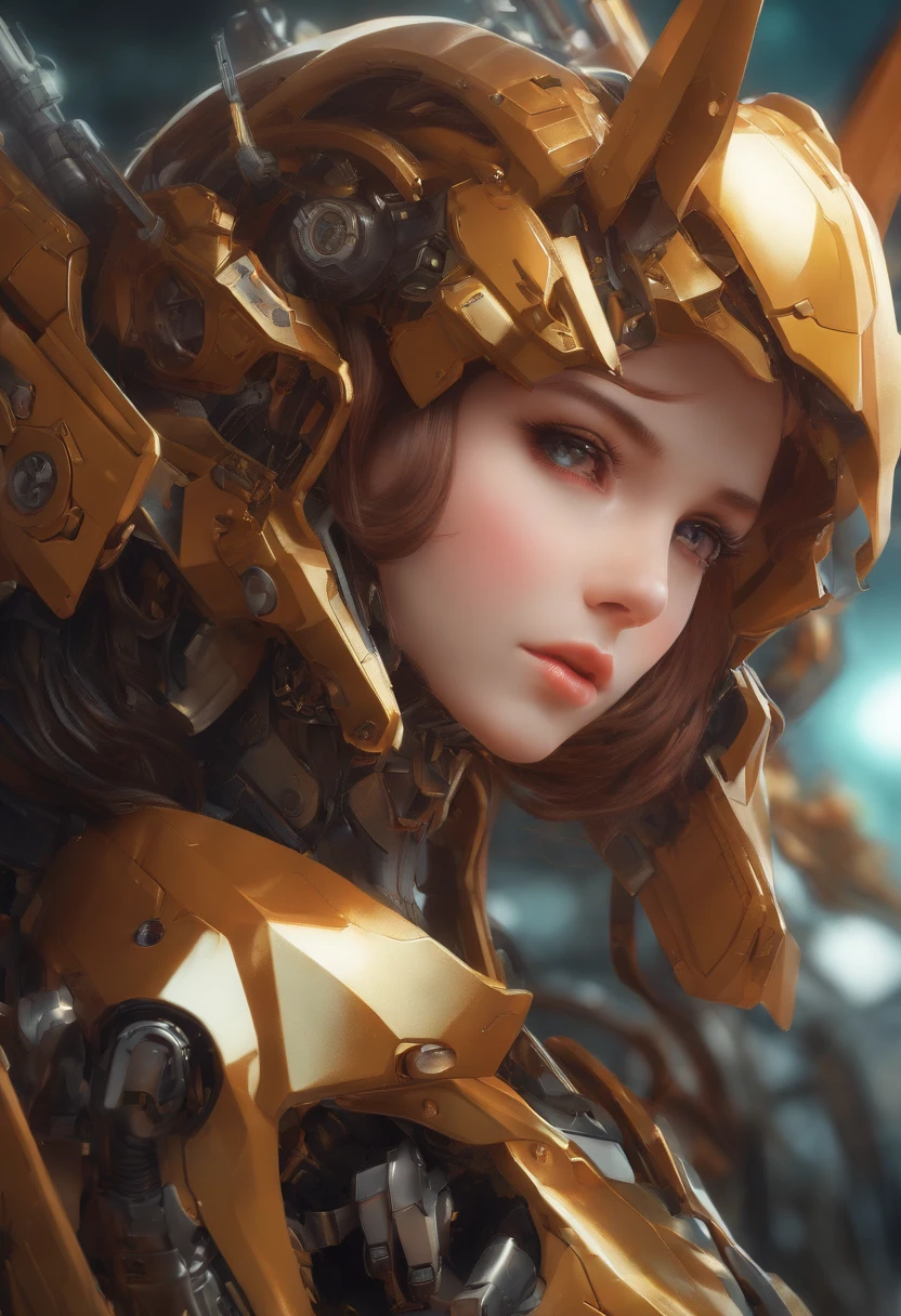 Mechanical Gundam Pretty Girl Elf