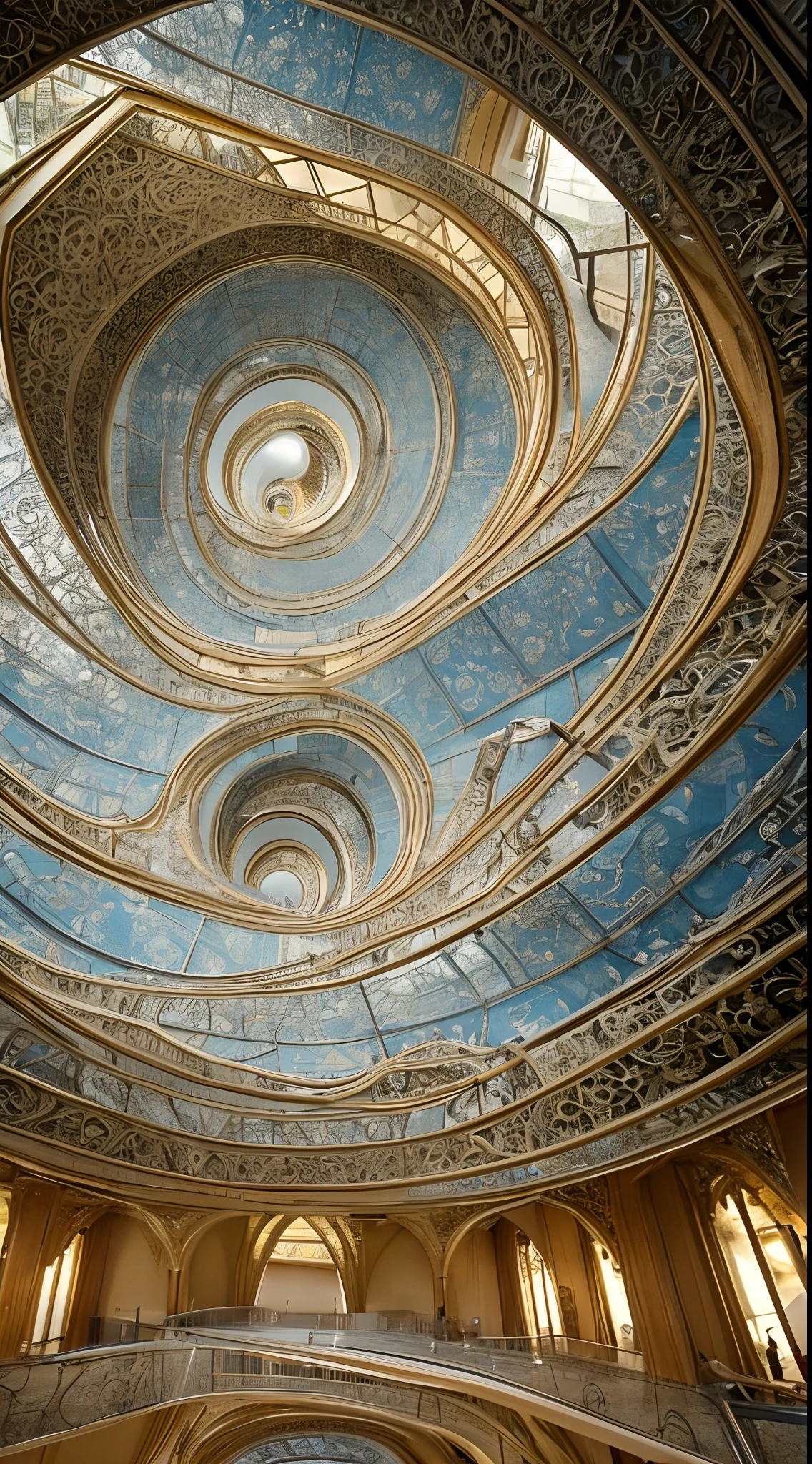 best quality,4k,highres,masterpiece:1.2,ultra-detailed,realistic,photorealistic:1.37,monochromatic,perspective distortion,impossible architecture,illusory staircase,perpetual motion stairs,precision lines,mathematical patterns,optical illusions,surrealistic design,geometric shapes,intricate details,eye-catching composition,impossible world,complexity in simplicity,fantasy realm,impossible physics,paradoxical dimensions,mesmerizing visuals,mind-bending,perplexing,seamless blend of reality and illusion,seamless transitions,boundless exploration,labyrinth of stairs,illusory depth,never-ending steps,symmetric structures,impossible angles,impossible perspectives,architectural marvels,symmetrical patterns,connecting parallel worlds,fascinating optical tricks,visual paradoxes,seemingly infinite stairs,unexplainable gravity,impeccable craftsmanship --auto