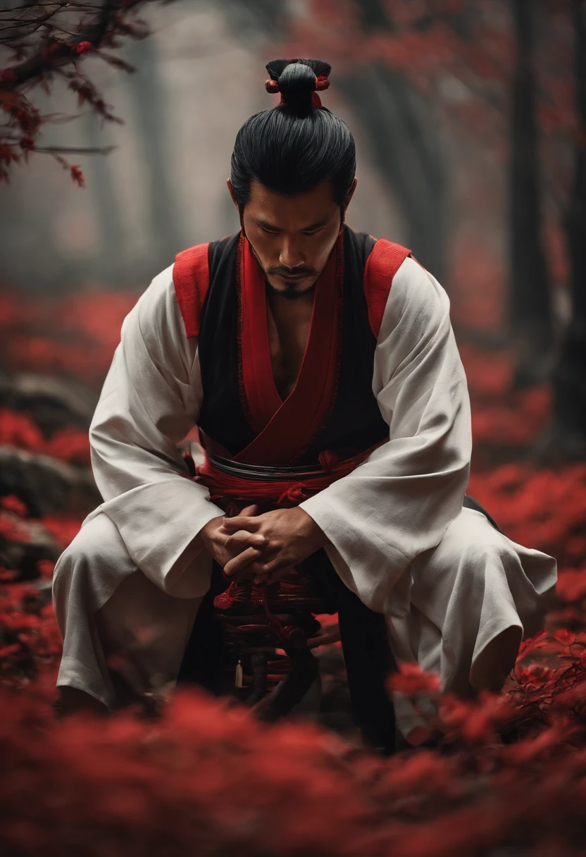 Um Samurai virtuoso, perdido no tempo em um mundo de desordem; where principles, Values and good customs no longer exist and are no longer honors. sad and lonely, Living by Your Moral Code, He follows the walk with his shoulders girded in a deep spiritual depression