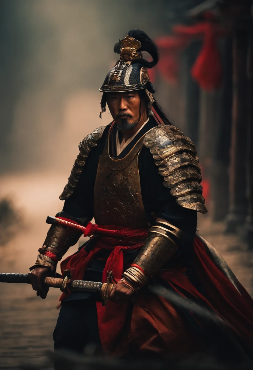 Um Samurai virtuoso, perdido no tempo em um mundo de desordem; where principles, Values and good customs no longer exist and are no longer honors. sad and lonely, Living by Your Moral Code, He follows the walk with his shoulders girded in a deep spiritual depression