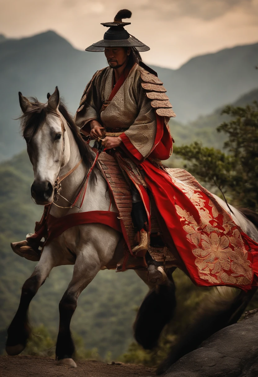 Um Samurai virtuoso, perdido no tempo em um mundo de desordem; where principles, Values and good customs no longer exist and are no longer honors. sad and lonely, Living by Your Moral Code, He follows the walk with his shoulders girded in a deep spiritual depression