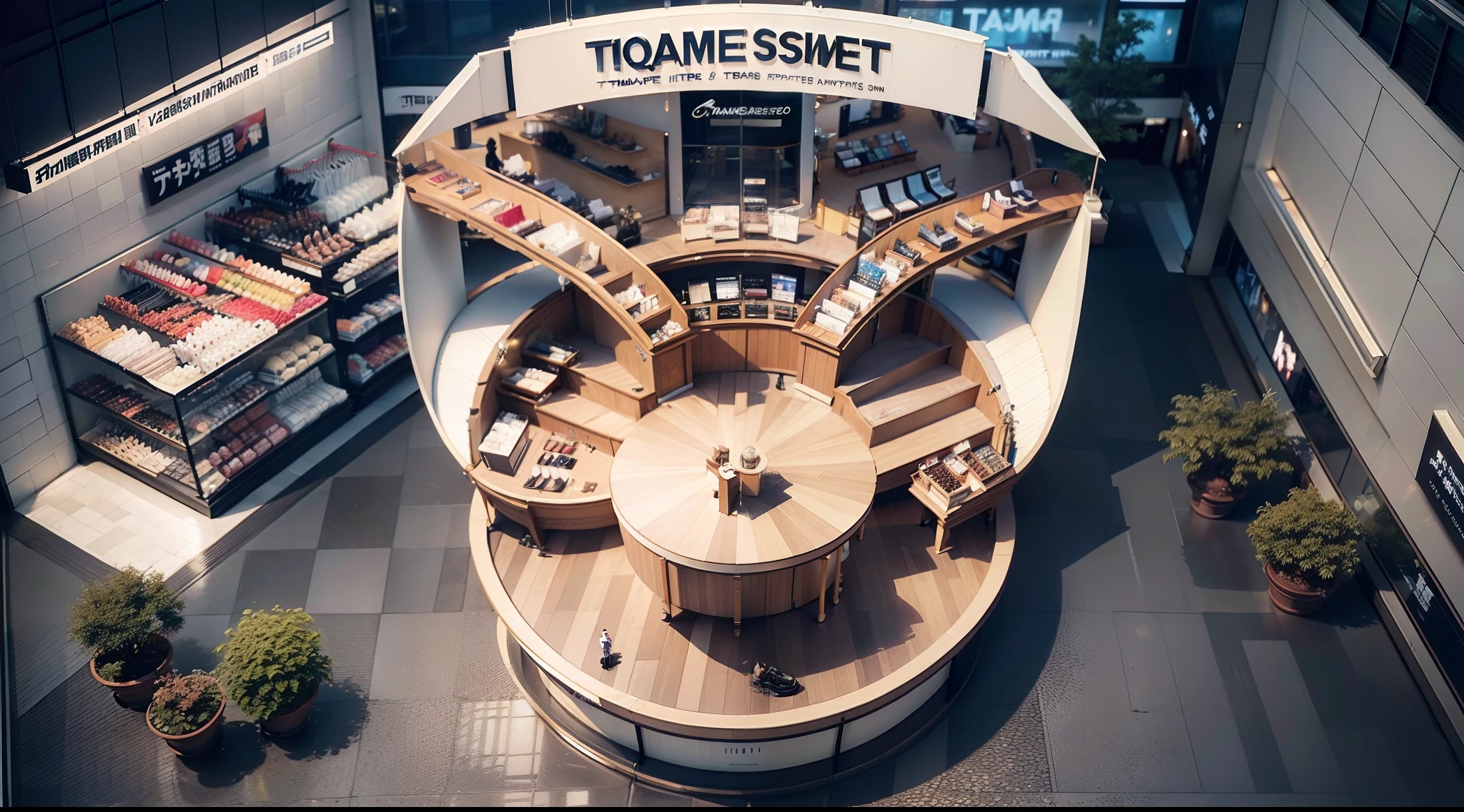 ((tmasterpiece, best qualityer)), Beauty department stores, Internal parts, Shopping, insideview, top views, Aerial view of the store, looking from above, View the security camera from above, garments & Accessories, Wide scene, dian, Inside the, jaket, Shopping, jewely, Camisa, Slacks, Footwear, dian, Shopping, shelve, The shirt, Slacks, Footwear, Accessories, shopping mall, Shopping, luxury fashion, in magnificent shopping mall, lifestyle, Complas Fund, In shopping, Mall, photo for a store,